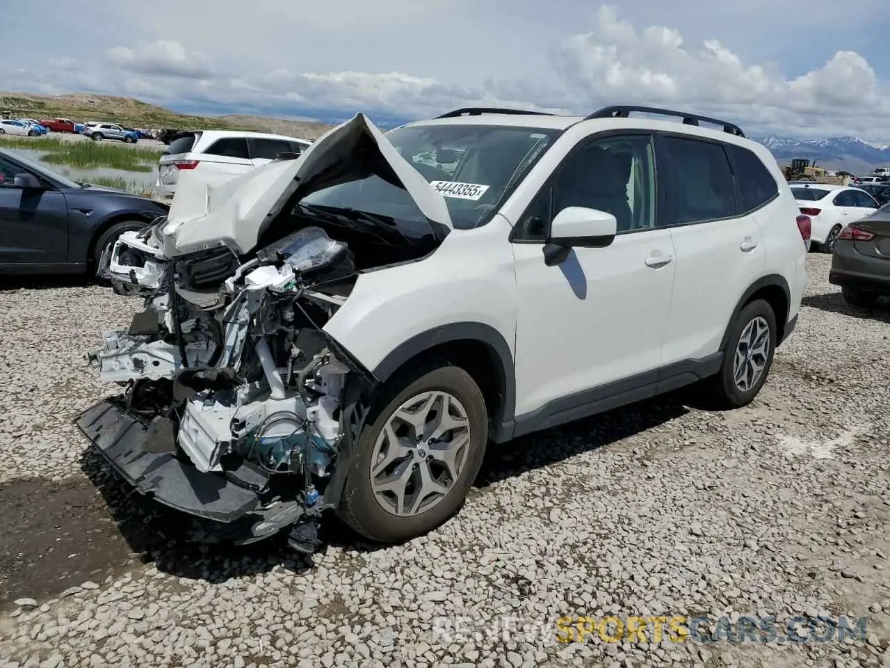 1 Photograph of a damaged car JF2SKAEC9NH486975 SUBARU FORESTER 2022