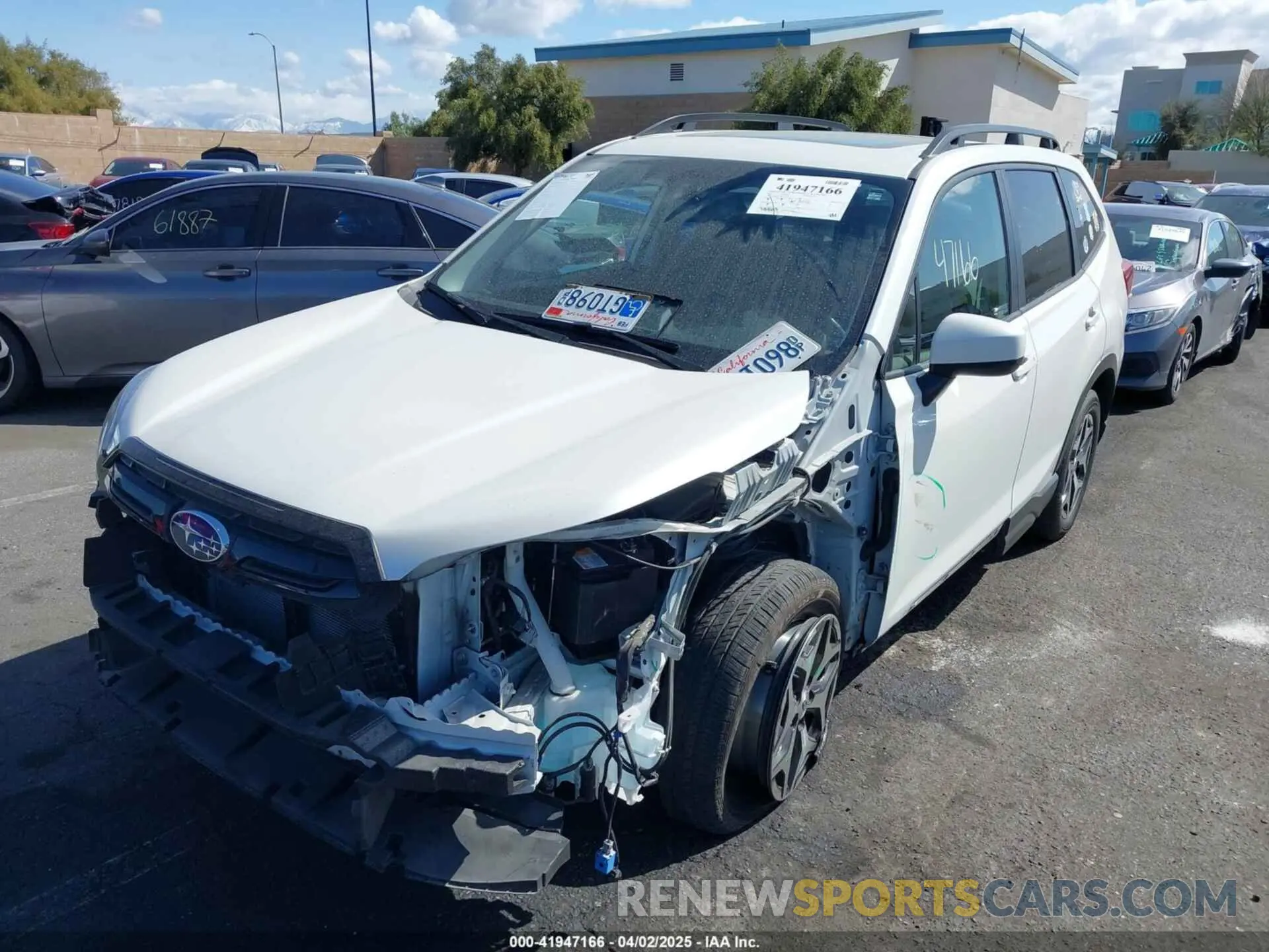 2 Photograph of a damaged car JF2SKAECXNH439065 SUBARU FORESTER 2022