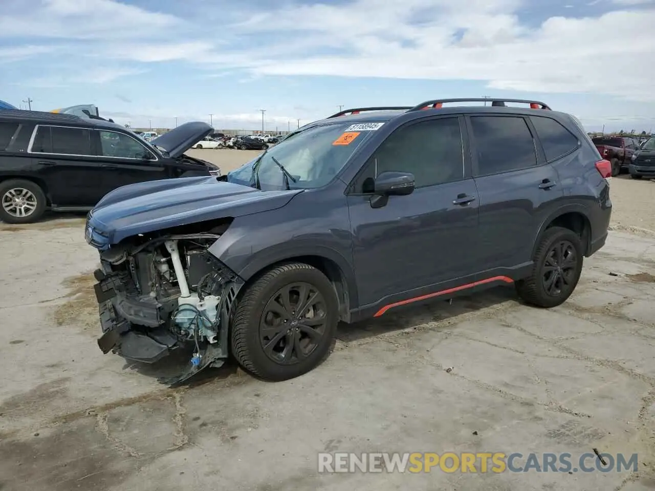 1 Photograph of a damaged car JF2SKAJC0NH471593 SUBARU FORESTER 2022