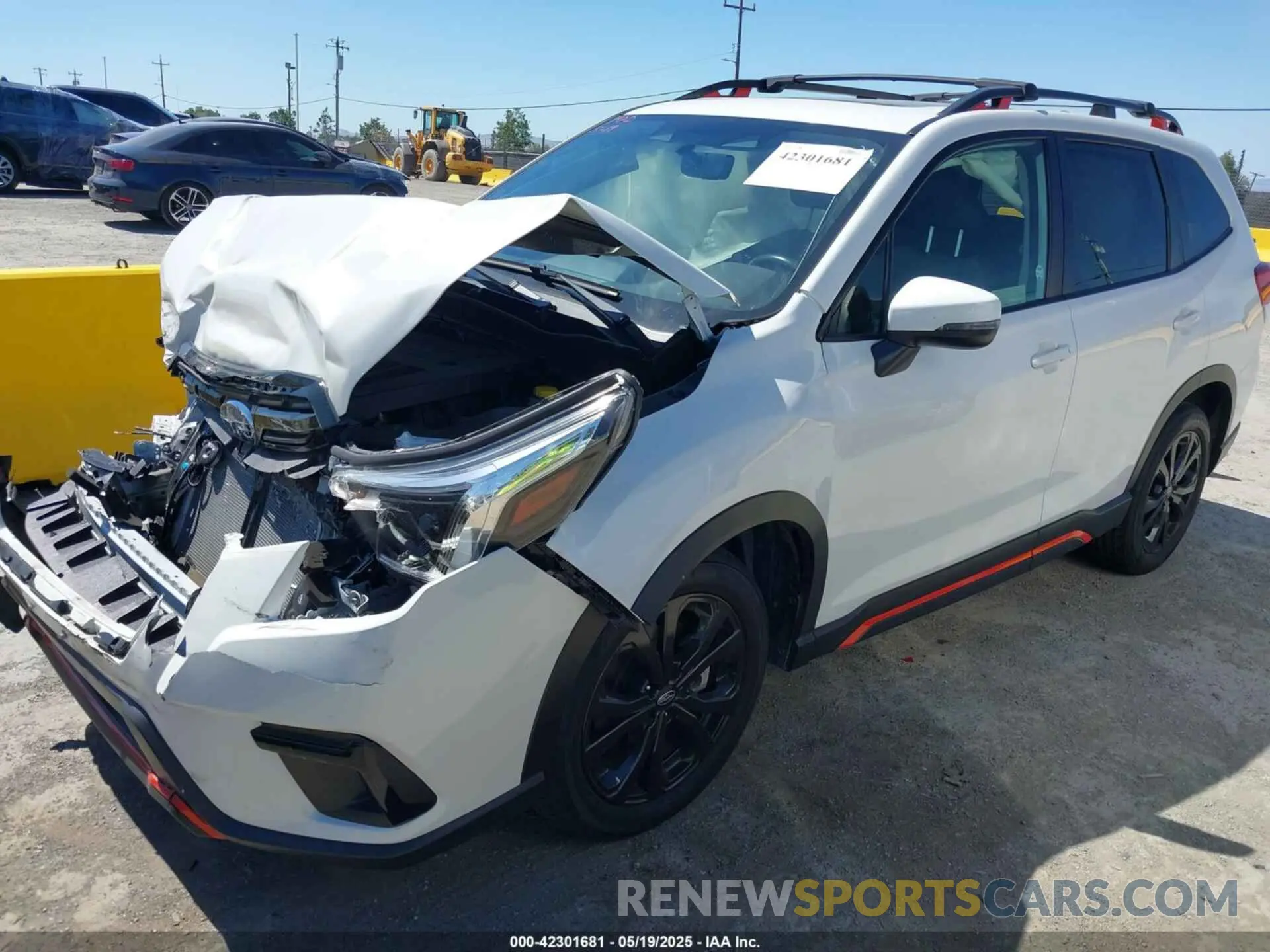 2 Photograph of a damaged car JF2SKAJC3NH416927 SUBARU FORESTER 2022