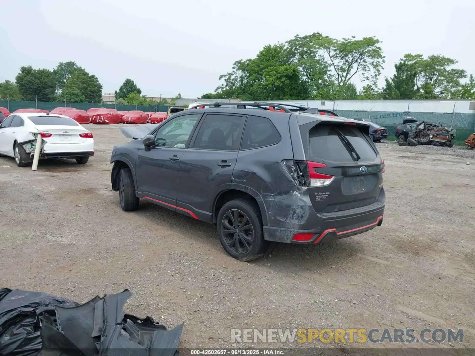 3 Photograph of a damaged car JF2SKAJC7NH419085 SUBARU FORESTER 2022