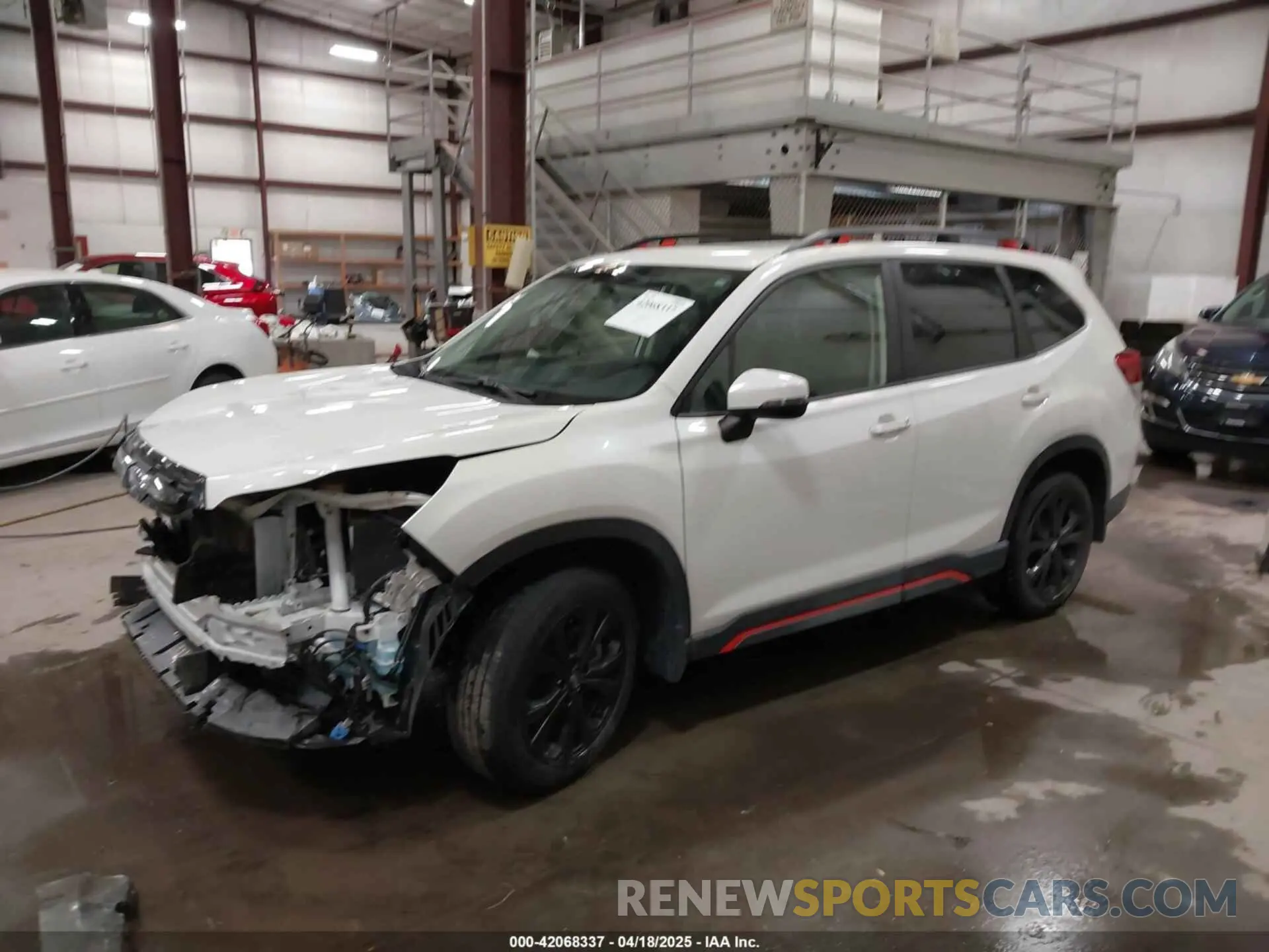 2 Photograph of a damaged car JF2SKAJC7NH507375 SUBARU FORESTER 2022
