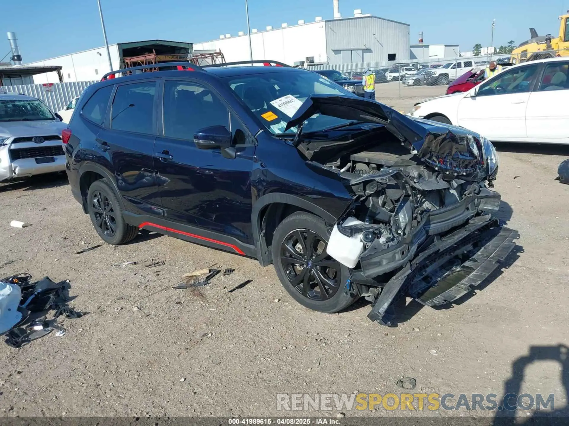 1 Photograph of a damaged car JF2SKAJC7NH515850 SUBARU FORESTER 2022