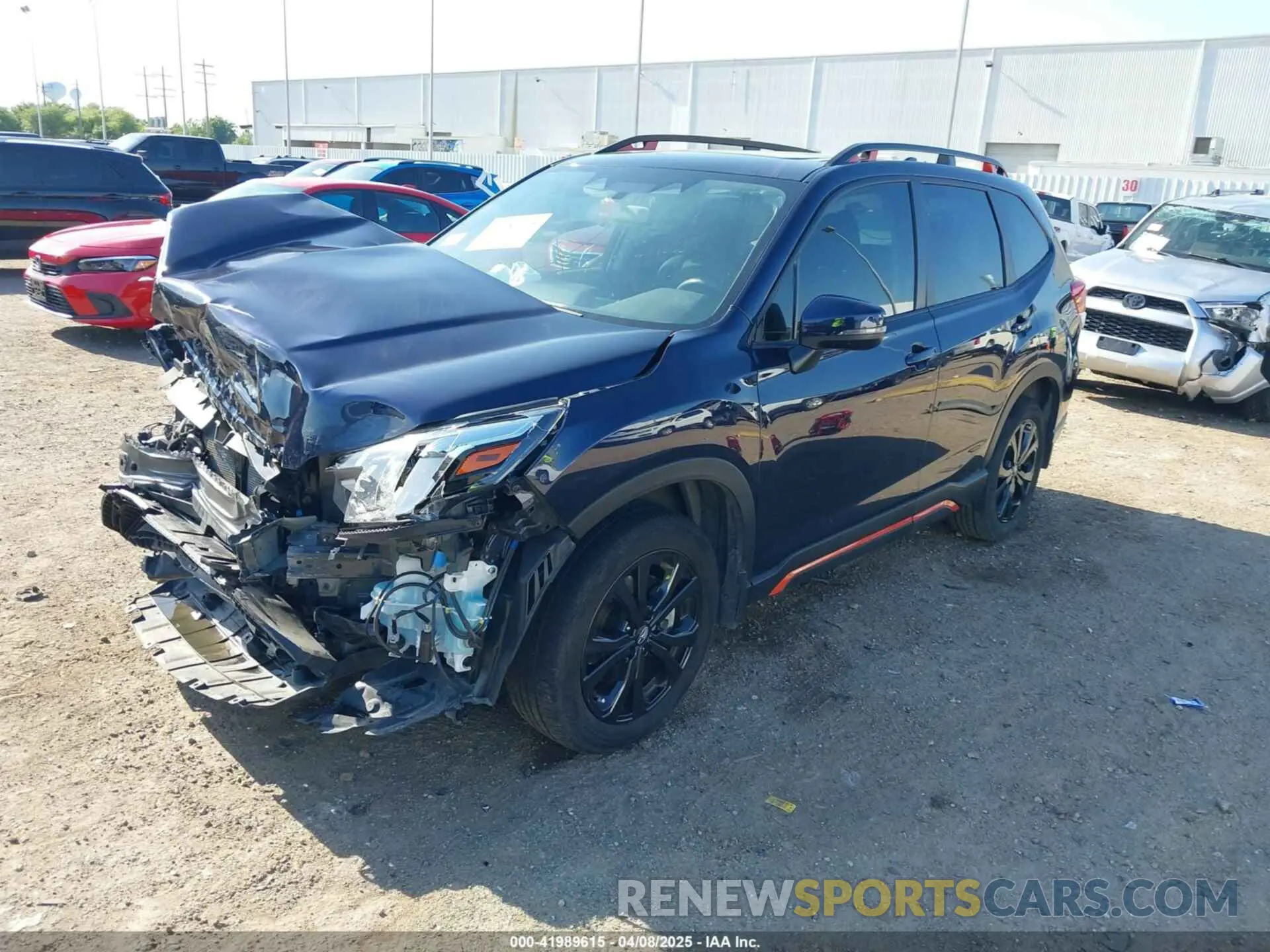 2 Photograph of a damaged car JF2SKAJC7NH515850 SUBARU FORESTER 2022