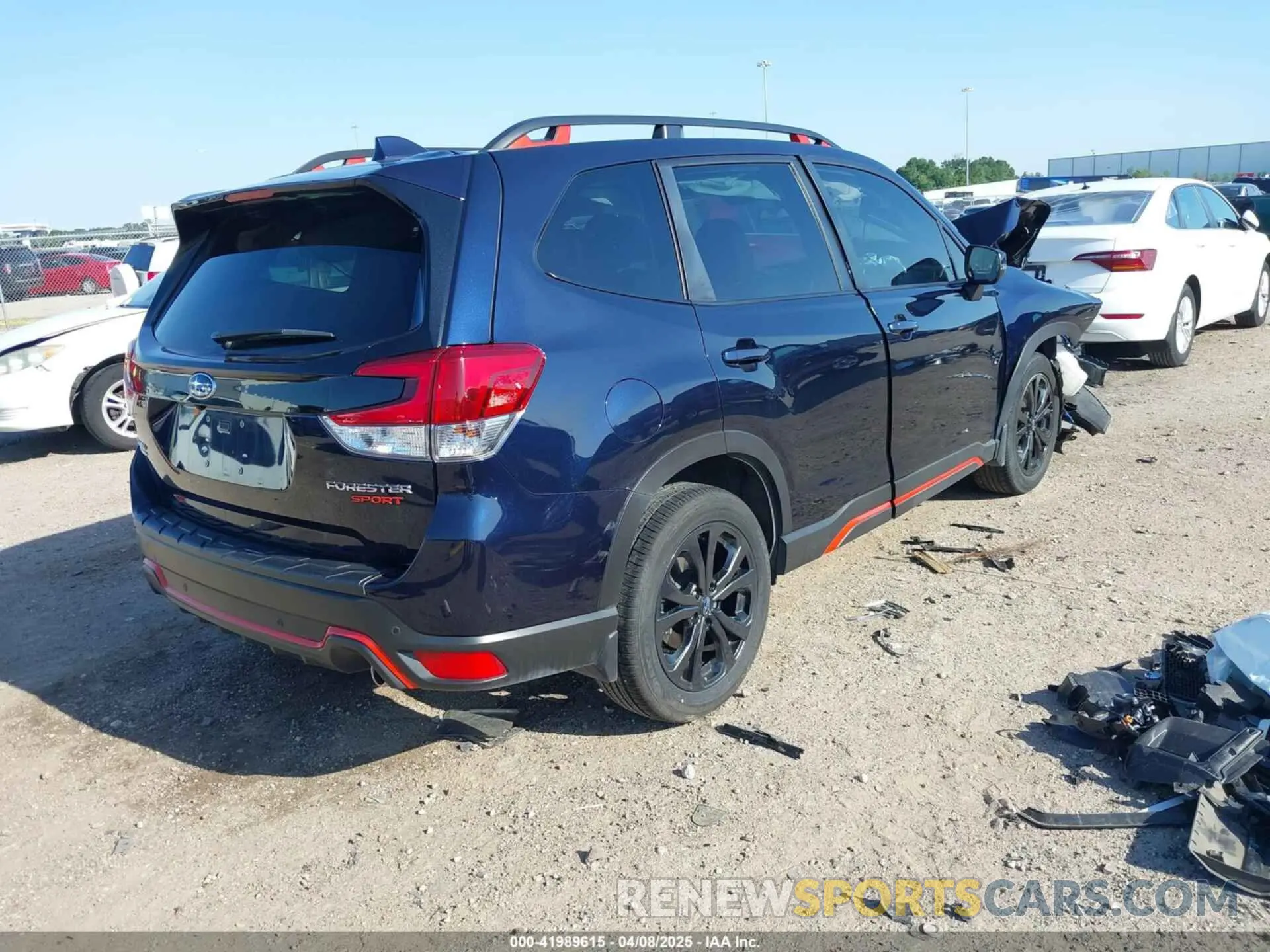 4 Photograph of a damaged car JF2SKAJC7NH515850 SUBARU FORESTER 2022