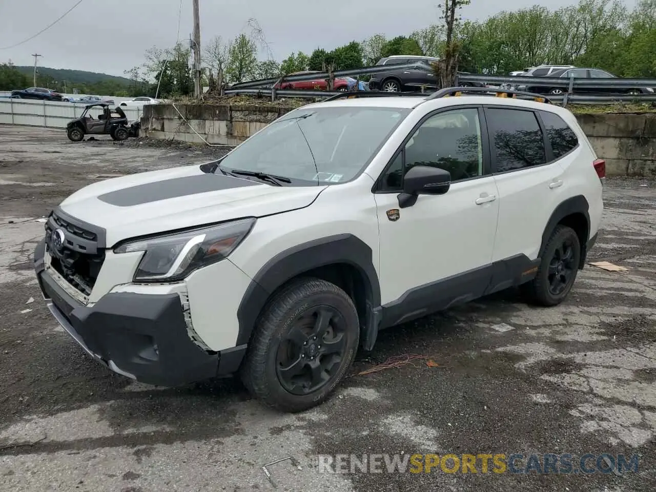 1 Photograph of a damaged car JF2SKALC4NH512417 SUBARU FORESTER 2022