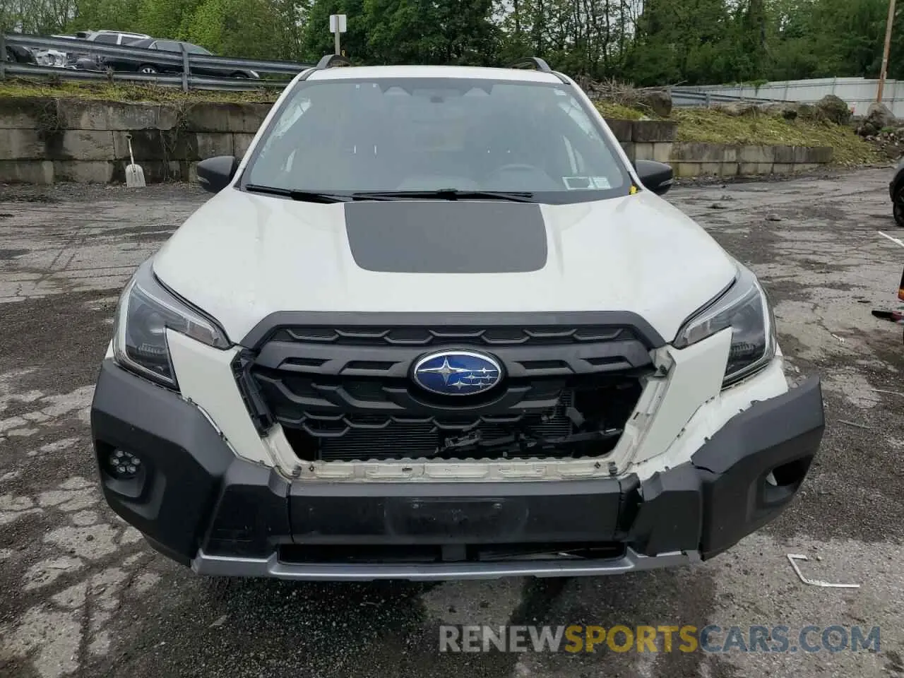 5 Photograph of a damaged car JF2SKALC4NH512417 SUBARU FORESTER 2022