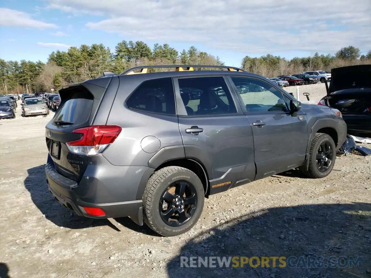 3 Photograph of a damaged car JF2SKAMC0NH502384 SUBARU FORESTER 2022