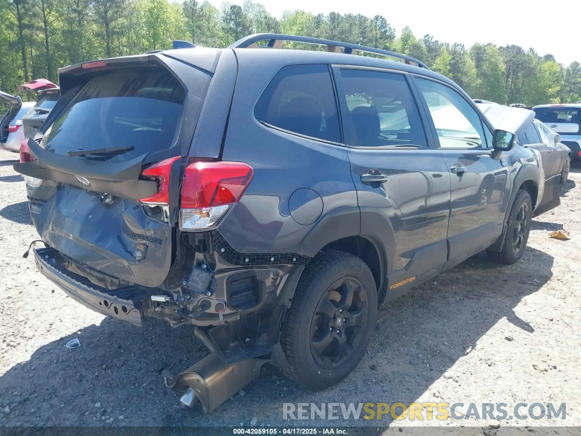 4 Photograph of a damaged car JF2SKAMC2NH493302 SUBARU FORESTER 2022