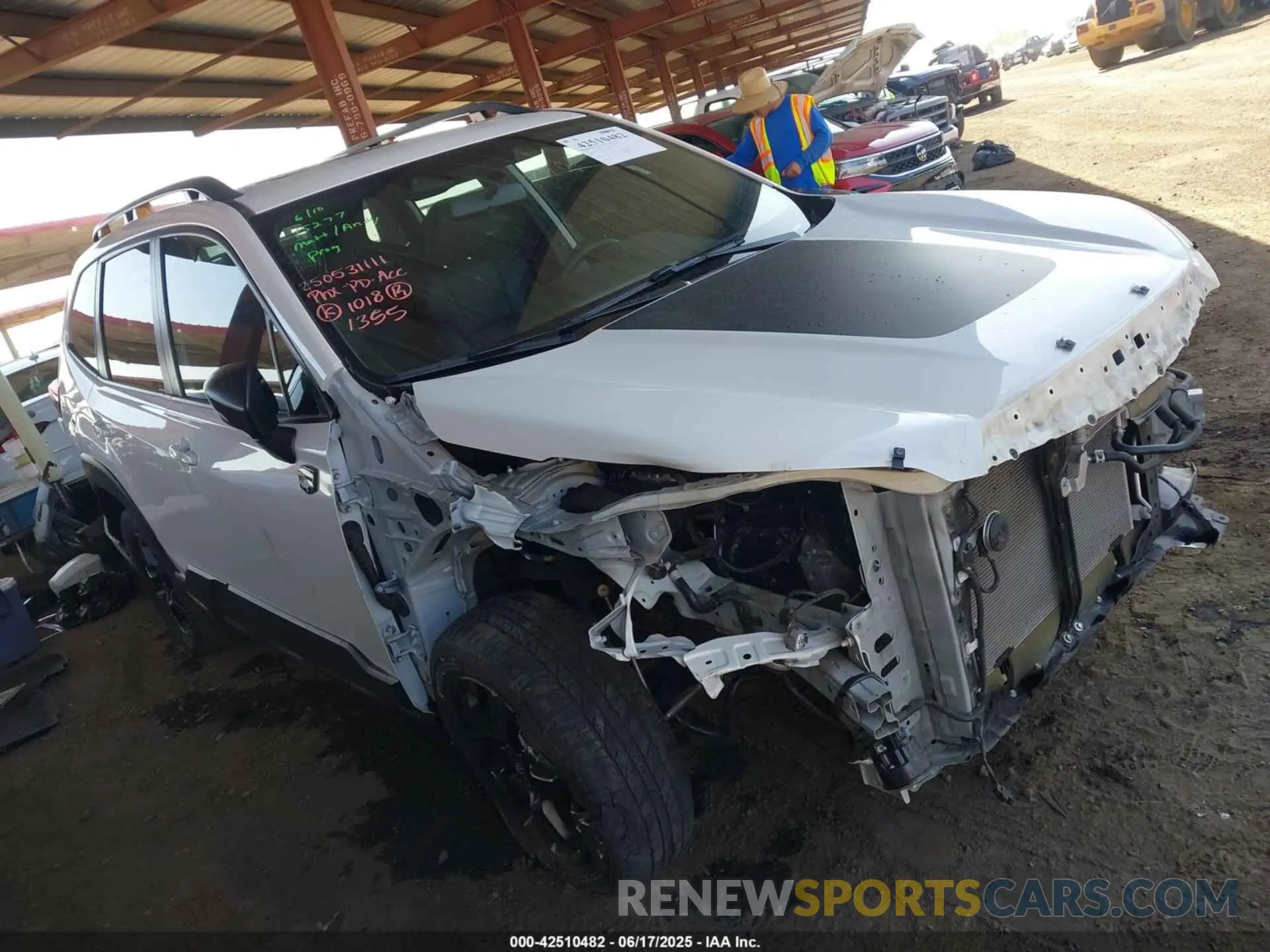 1 Photograph of a damaged car JF2SKAMC3NH401355 SUBARU FORESTER 2022