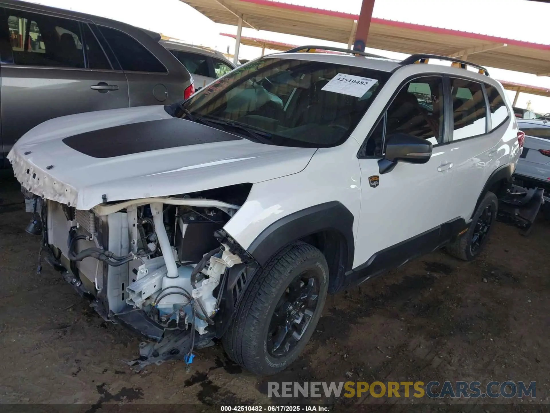 2 Photograph of a damaged car JF2SKAMC3NH401355 SUBARU FORESTER 2022