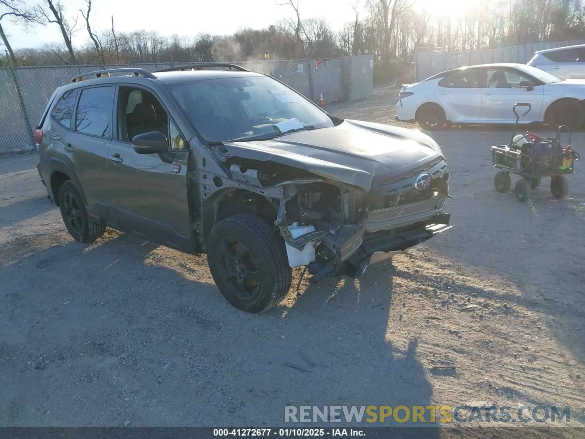 1 Photograph of a damaged car JF2SKAMC3NH439278 SUBARU FORESTER 2022