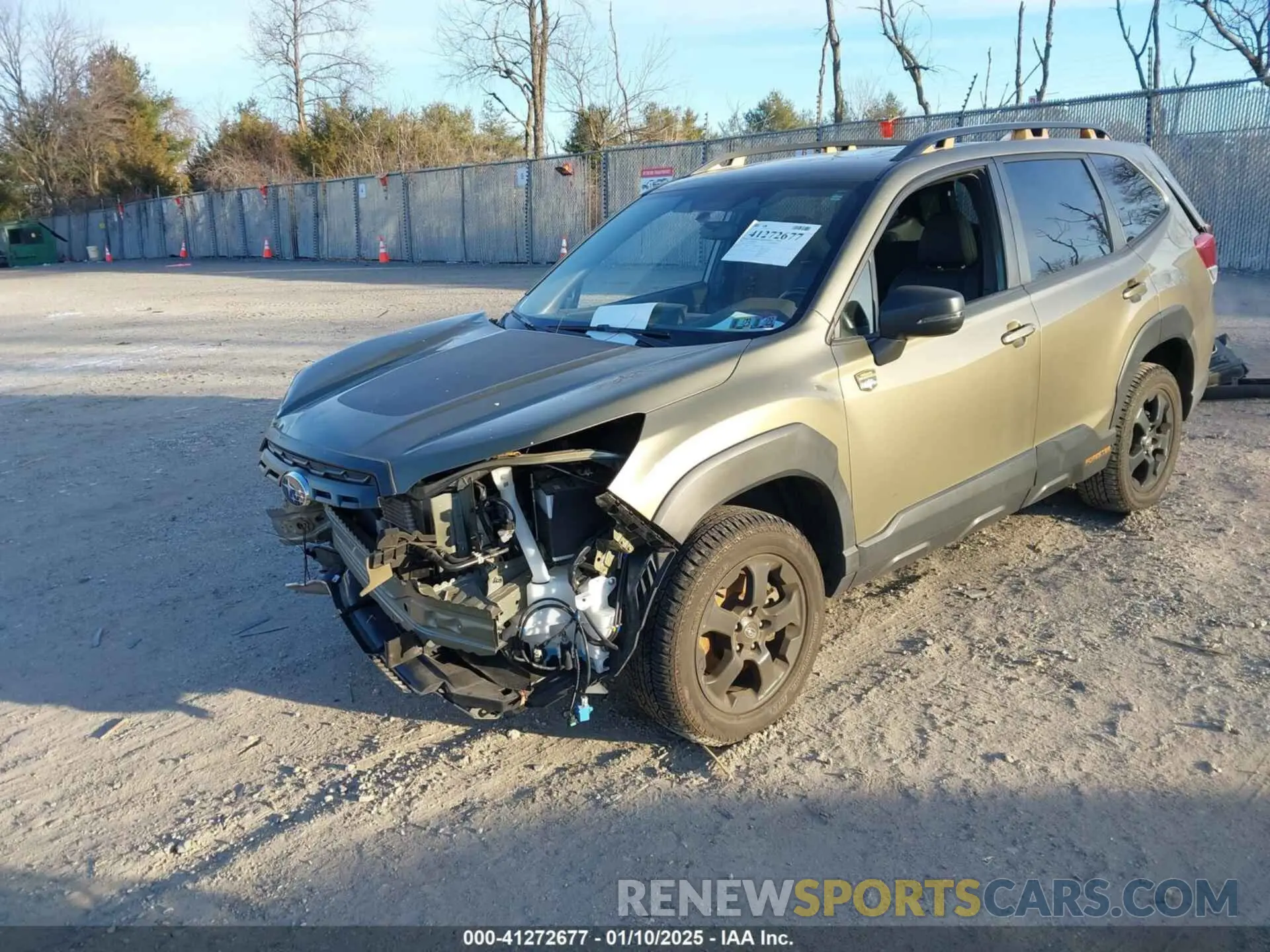 2 Photograph of a damaged car JF2SKAMC3NH439278 SUBARU FORESTER 2022