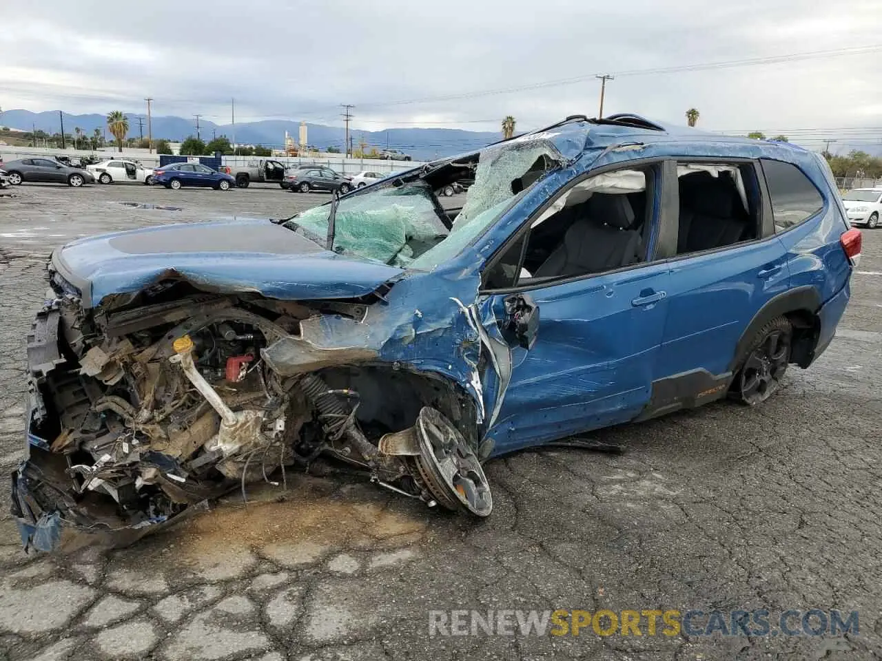 1 Photograph of a damaged car JF2SKAMC3NH502220 SUBARU FORESTER 2022
