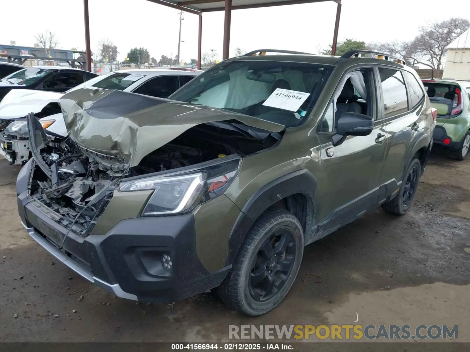 2 Photograph of a damaged car JF2SKAMC4NH421923 SUBARU FORESTER 2022