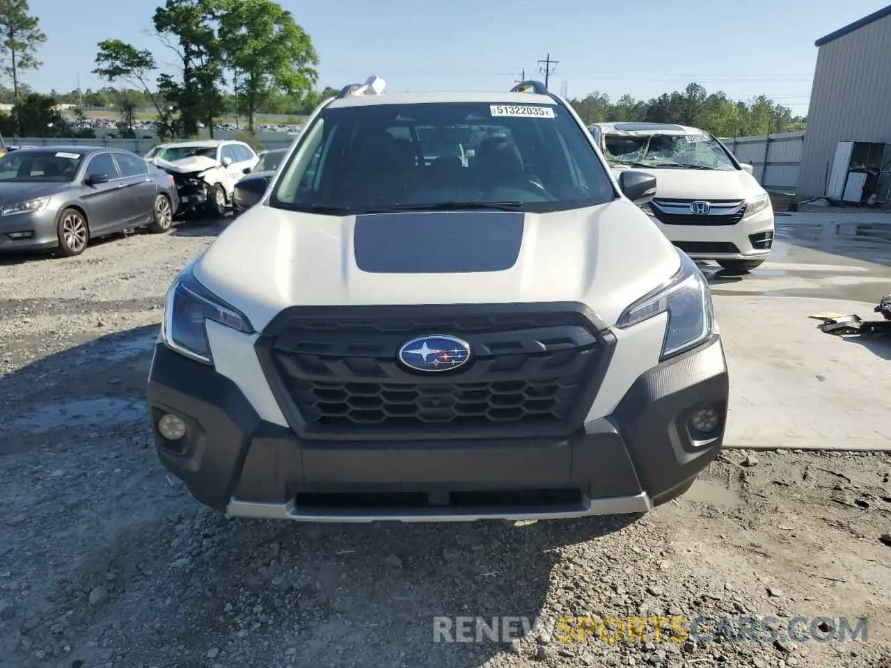 5 Photograph of a damaged car JF2SKAMC4NH495679 SUBARU FORESTER 2022