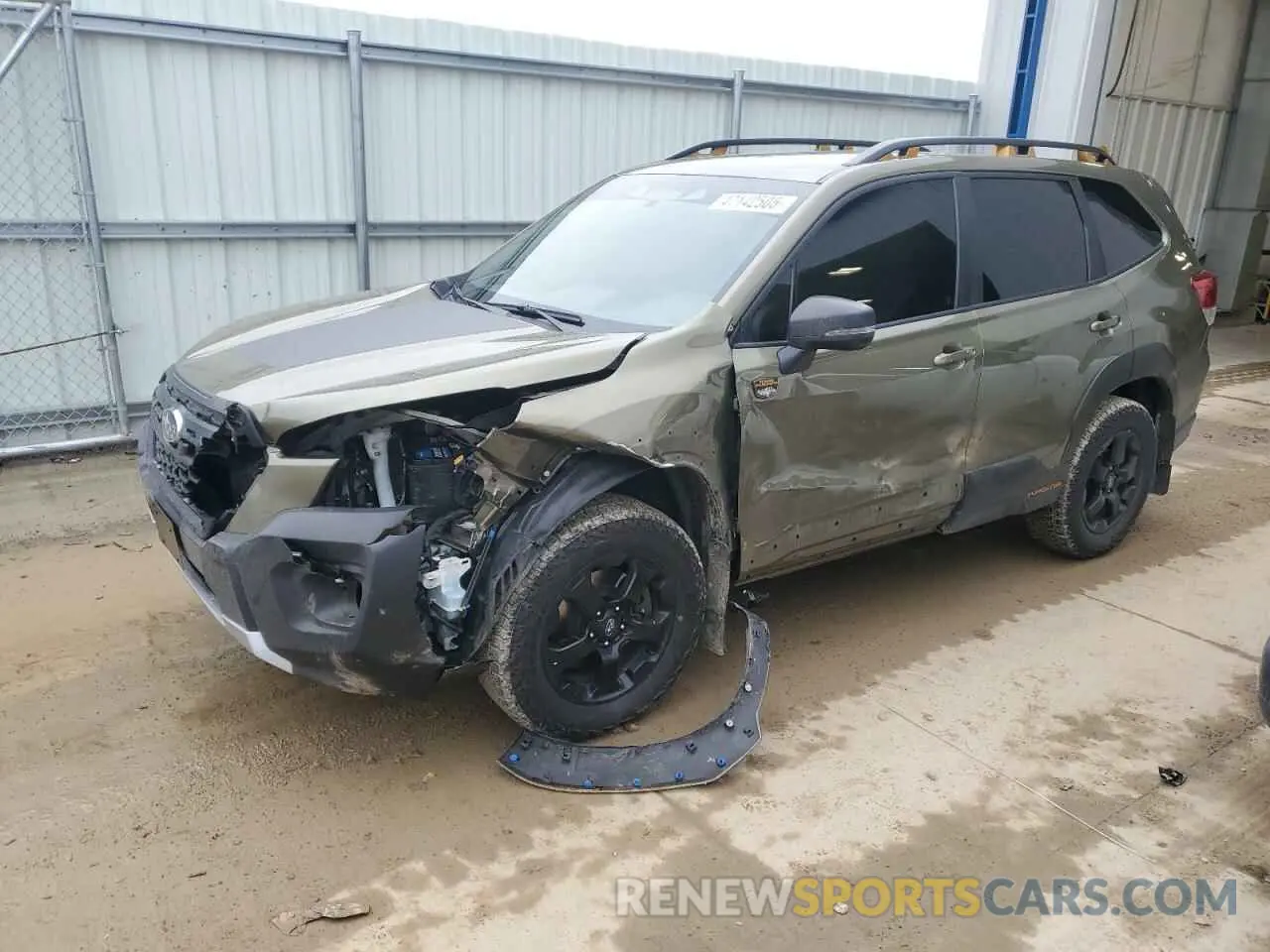 1 Photograph of a damaged car JF2SKAMC5NH406752 SUBARU FORESTER 2022
