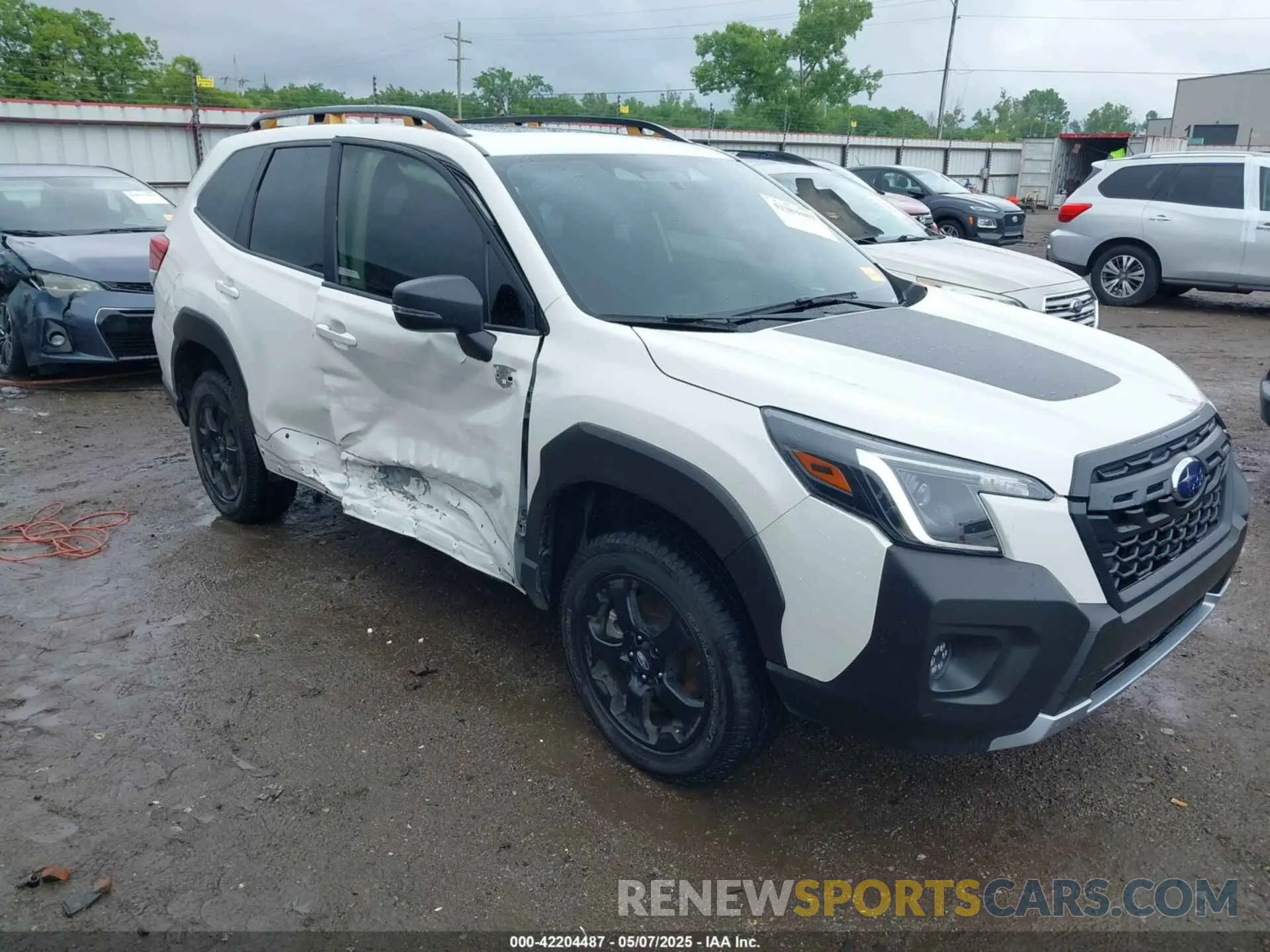 1 Photograph of a damaged car JF2SKAMC5NH517026 SUBARU FORESTER 2022