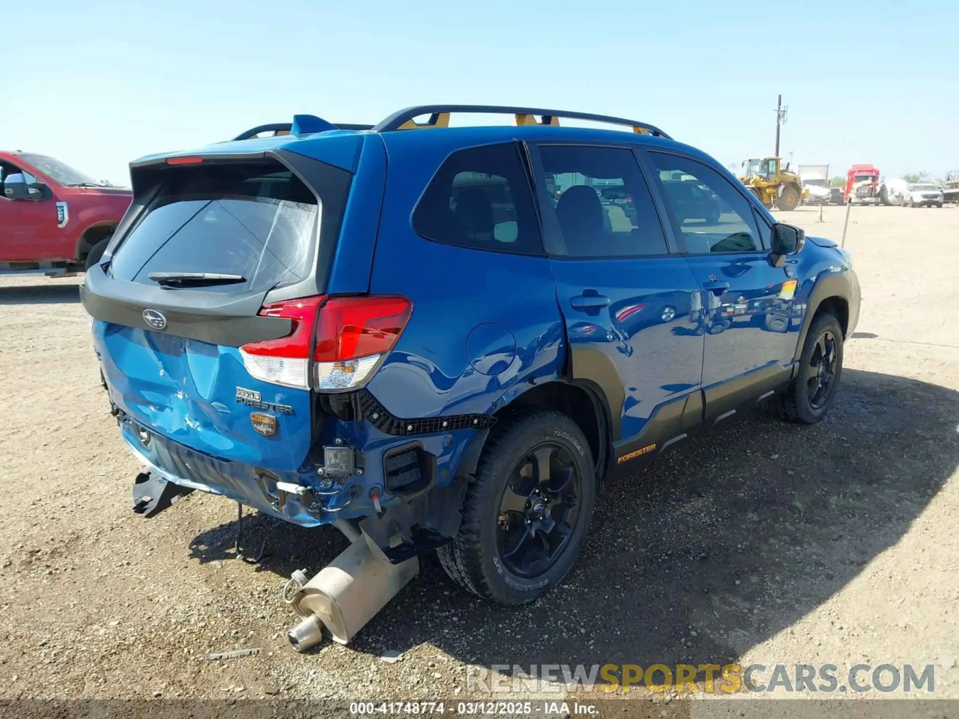 4 Photograph of a damaged car JF2SKAMC5NH523392 SUBARU FORESTER 2022