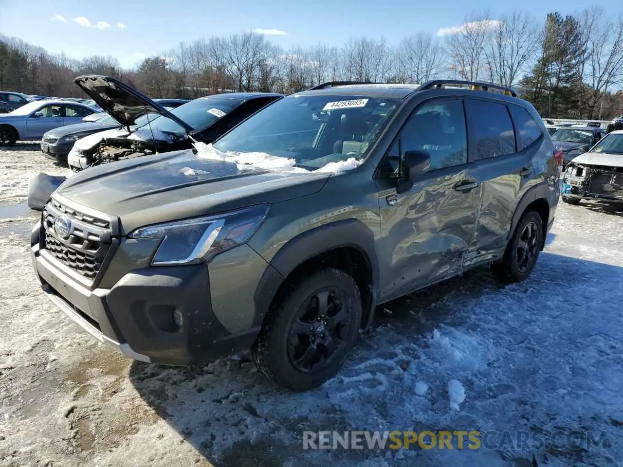 1 Photograph of a damaged car JF2SKAMC6NH405707 SUBARU FORESTER 2022