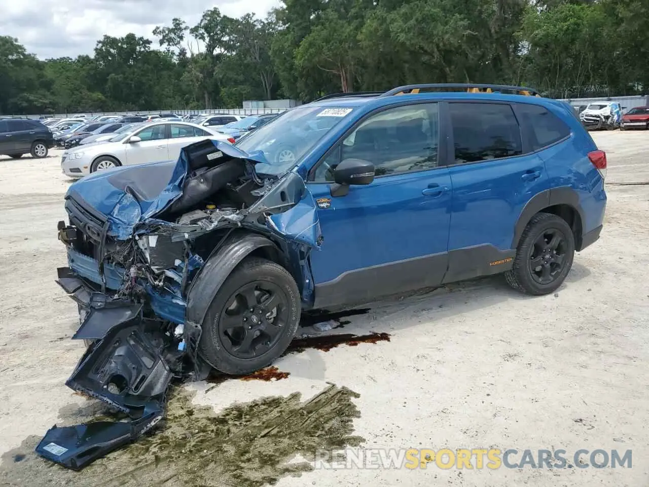 1 Photograph of a damaged car JF2SKAMC7NH447240 SUBARU FORESTER 2022