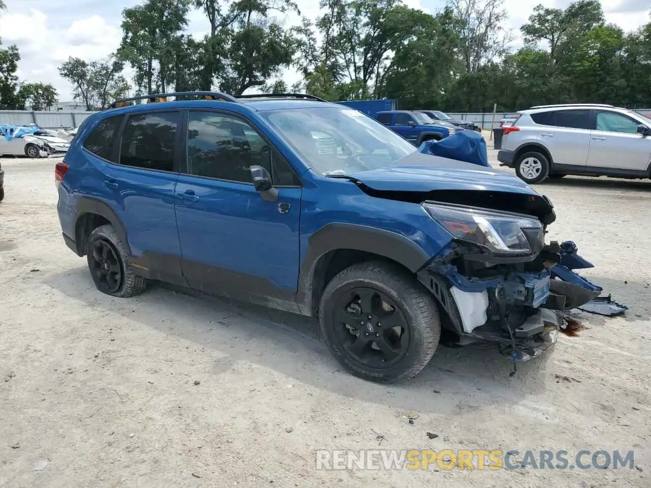 4 Photograph of a damaged car JF2SKAMC7NH447240 SUBARU FORESTER 2022