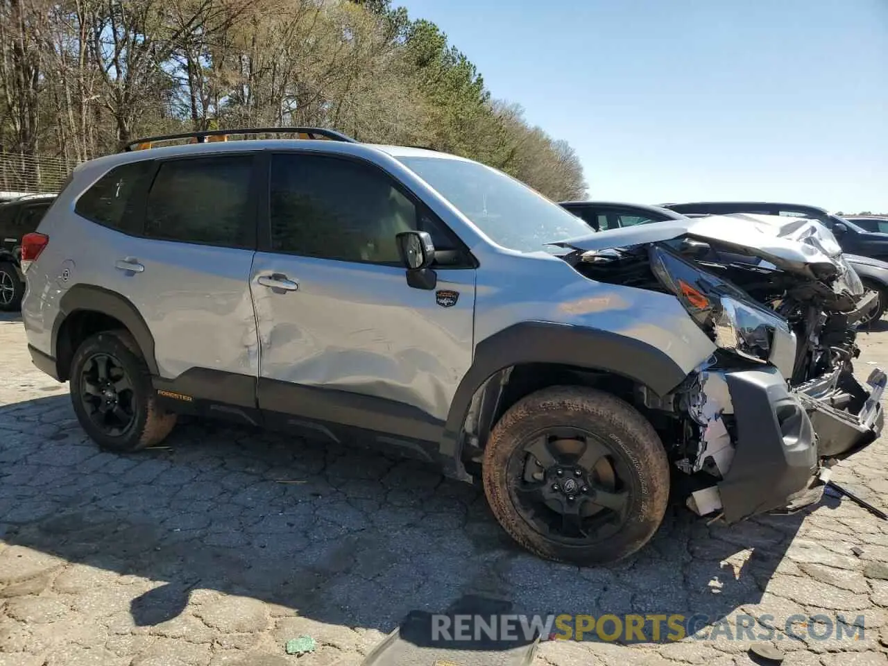 4 Photograph of a damaged car JF2SKAMC7NH470663 SUBARU FORESTER 2022