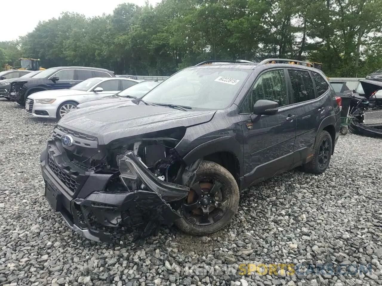 1 Photograph of a damaged car JF2SKAMC7NH481596 SUBARU FORESTER 2022