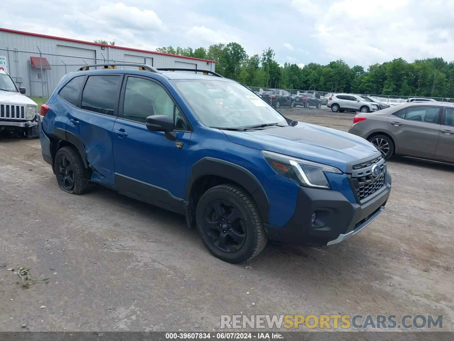 1 Photograph of a damaged car JF2SKAMC8NH529414 SUBARU FORESTER 2022