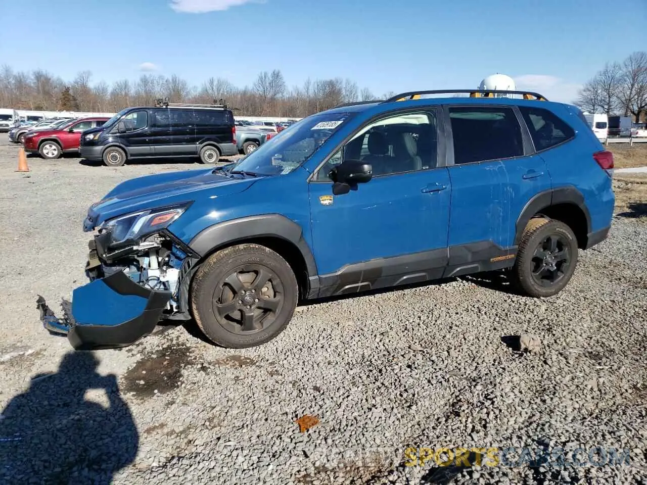 1 Photograph of a damaged car JF2SKAMC9NH419780 SUBARU FORESTER 2022