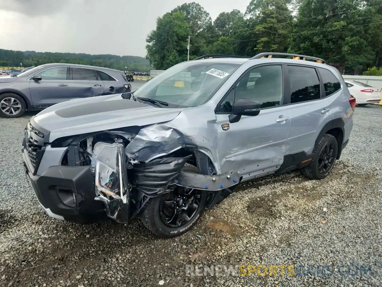 1 Photograph of a damaged car JF2SKAMC9NH458949 SUBARU FORESTER 2022