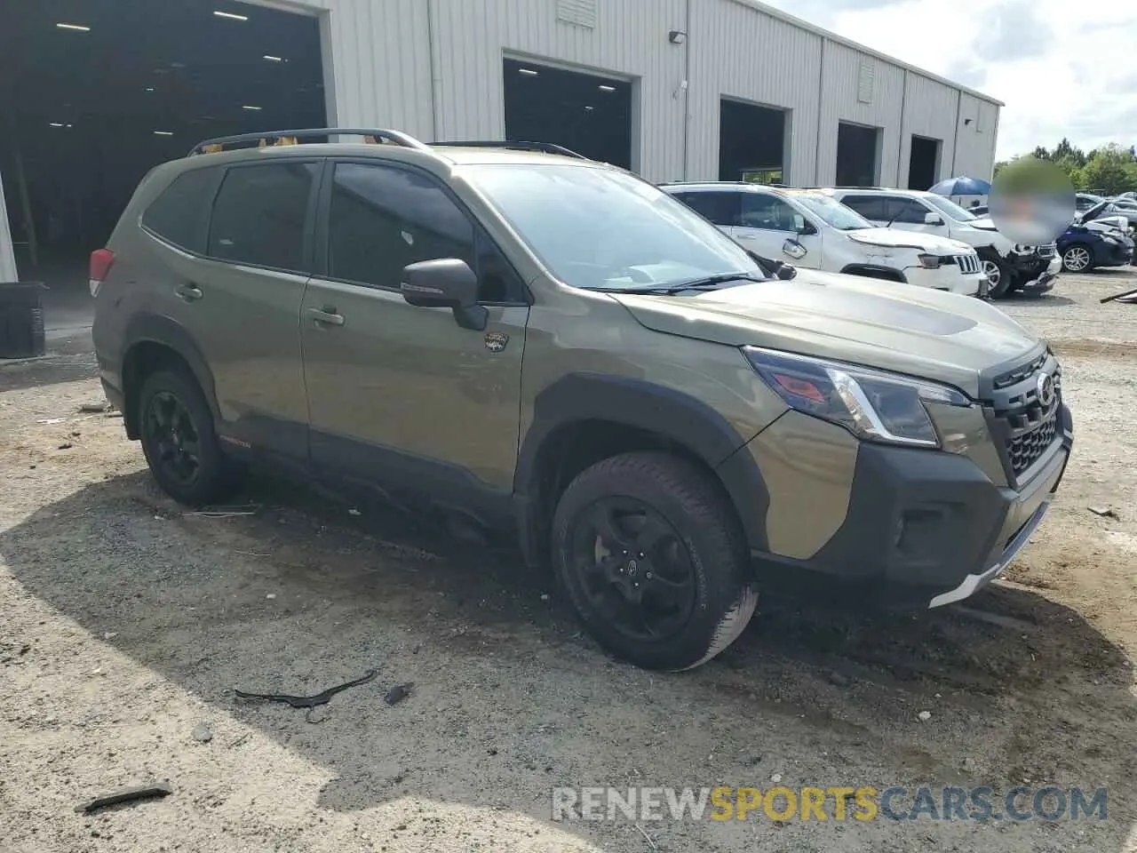 4 Photograph of a damaged car JF2SKAMCXNH432215 SUBARU FORESTER 2022