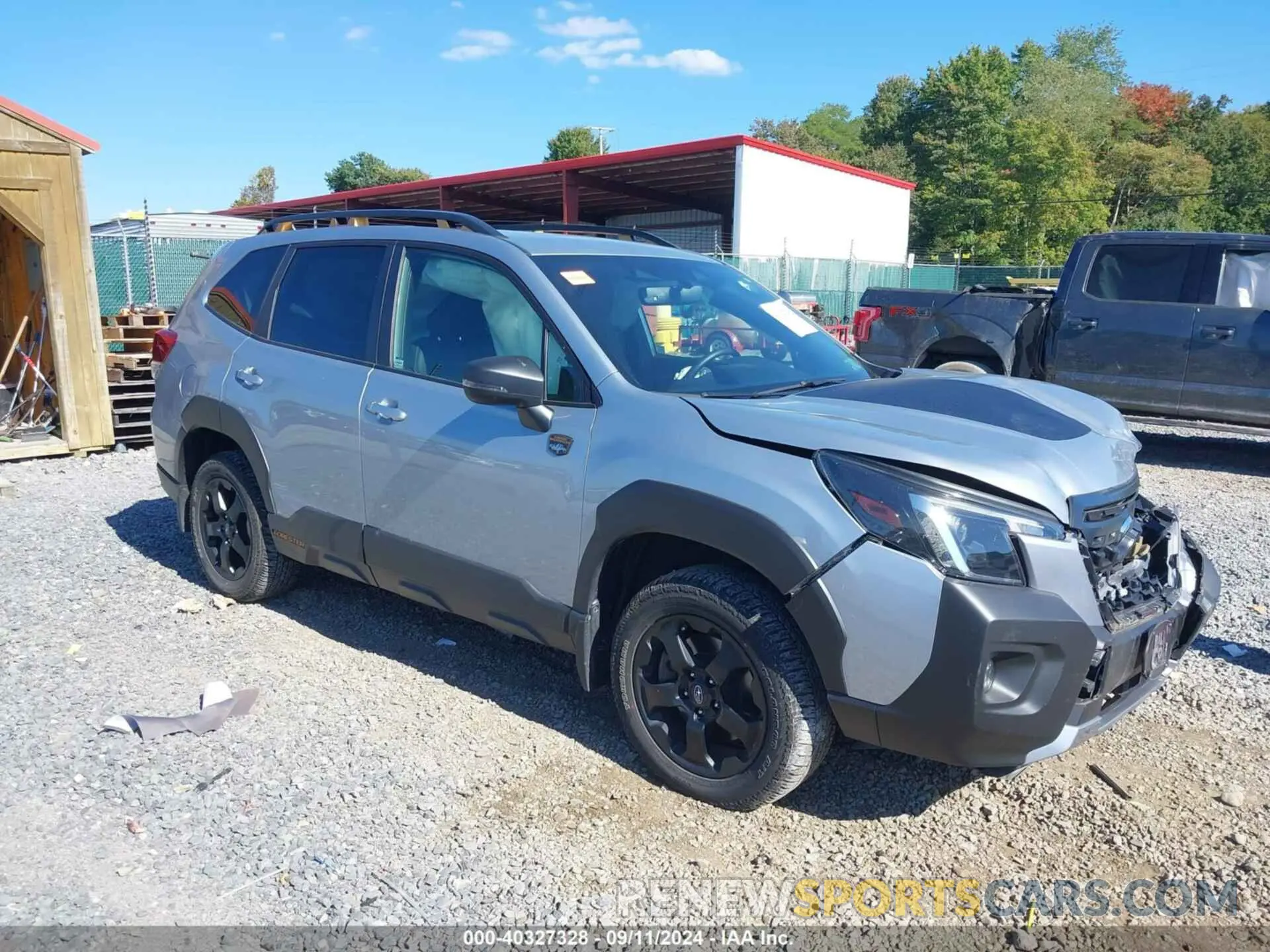 1 Photograph of a damaged car JF2SKAMCXNH463982 SUBARU FORESTER 2022