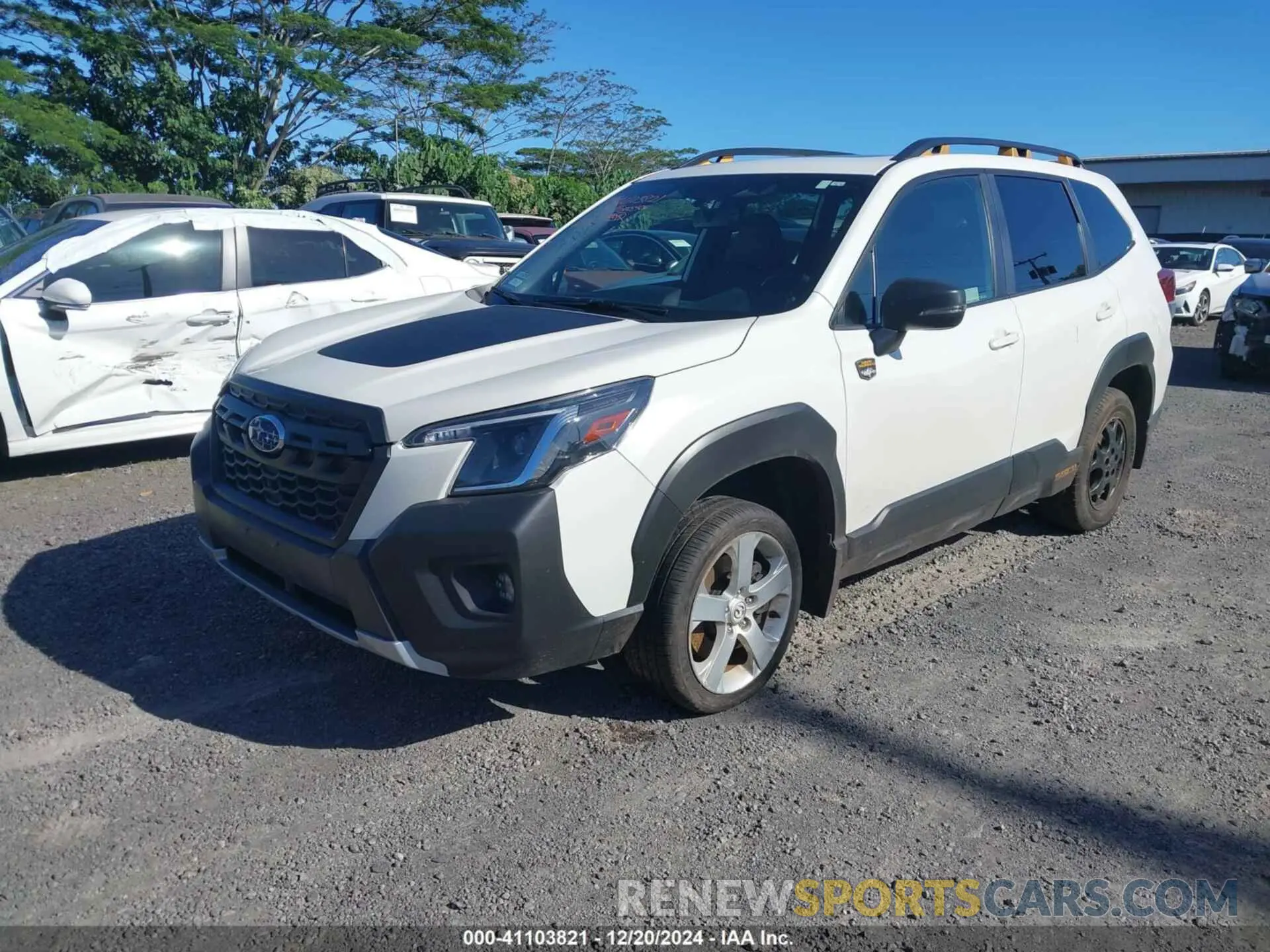 2 Photograph of a damaged car JF2SKAMCXNH487926 SUBARU FORESTER 2022