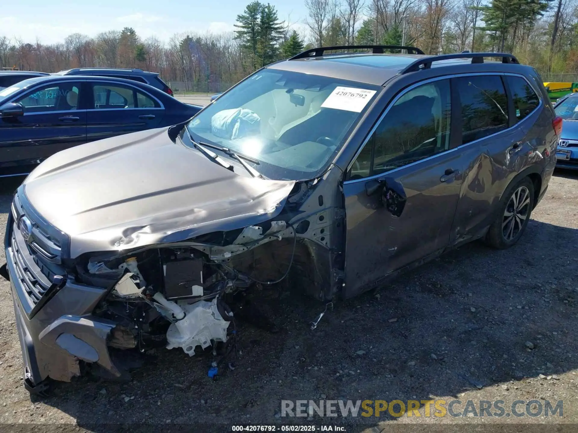 2 Photograph of a damaged car JF2SKANC0NH461964 SUBARU FORESTER 2022