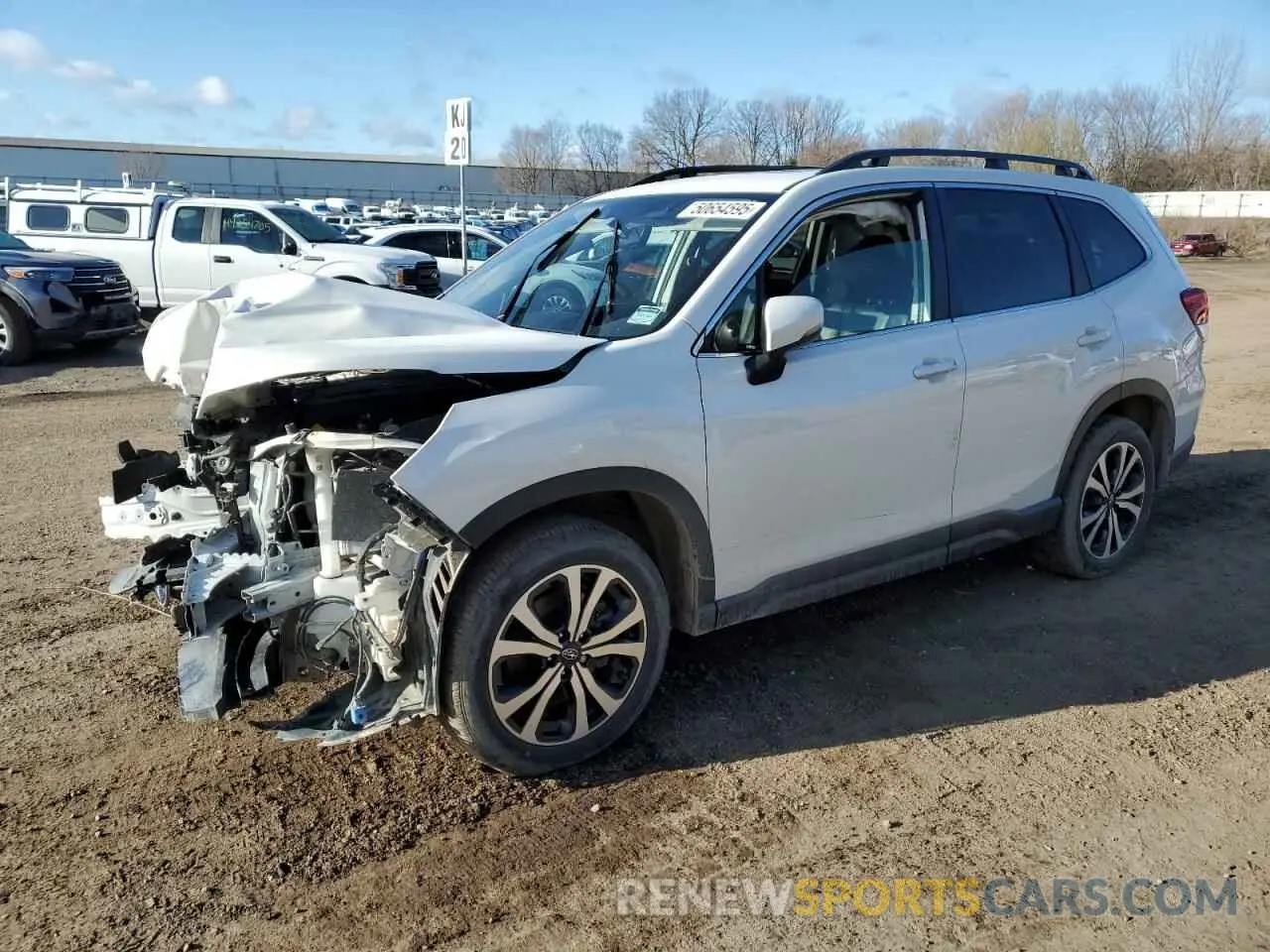 1 Photograph of a damaged car JF2SKANC2NH410191 SUBARU FORESTER 2022