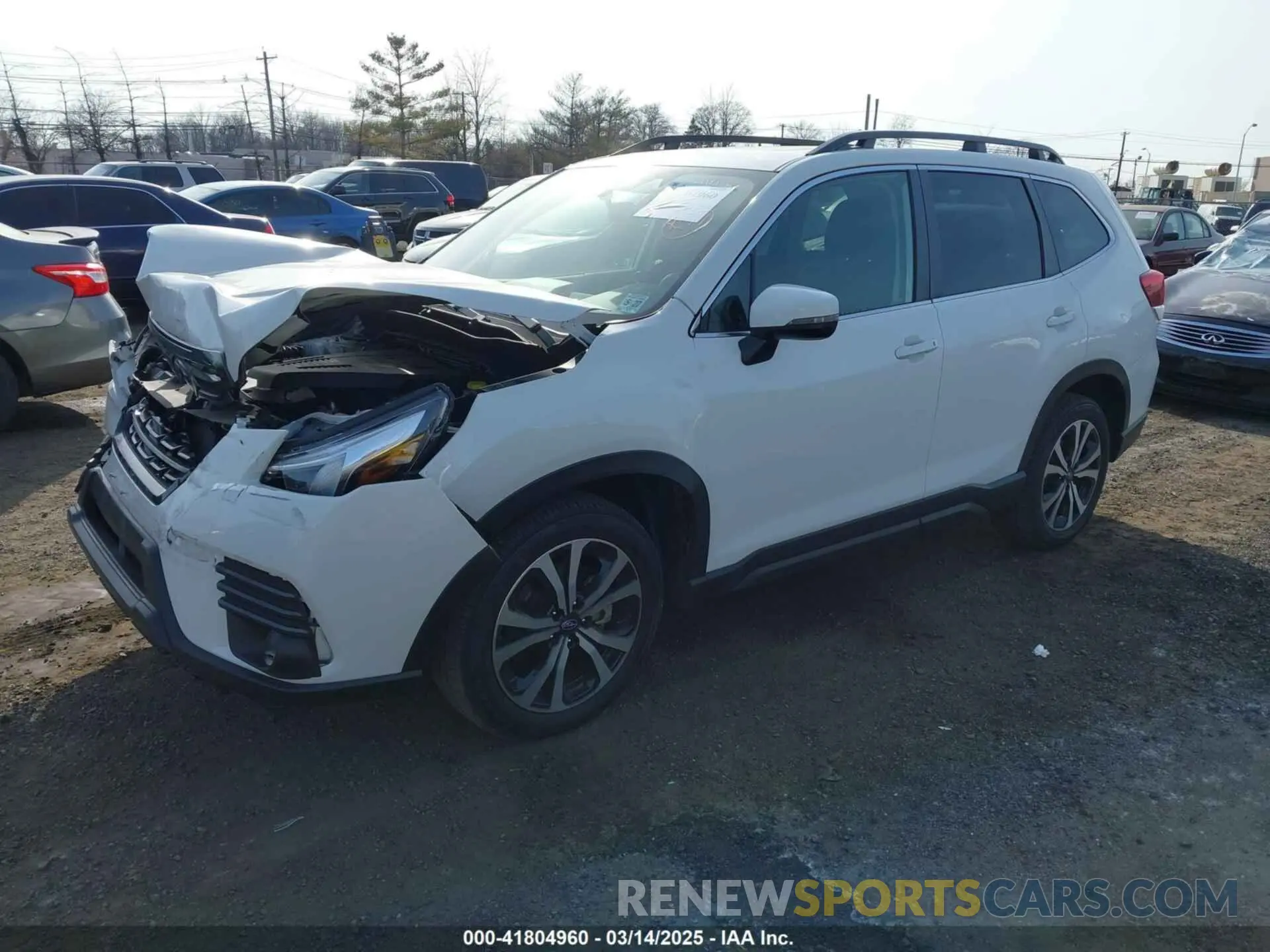 2 Photograph of a damaged car JF2SKANC8NH475644 SUBARU FORESTER 2022