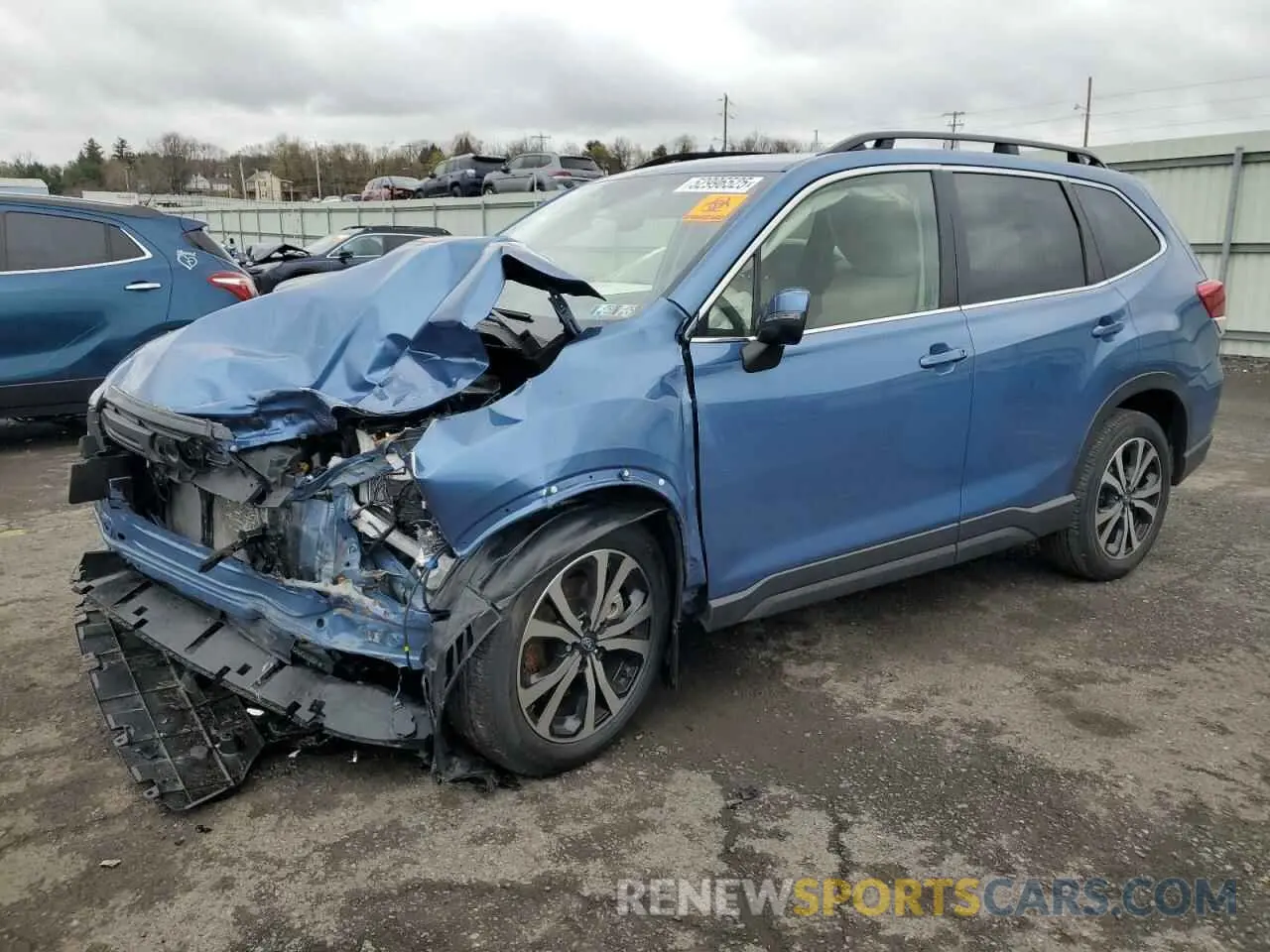 1 Photograph of a damaged car JF2SKAPC0NH476428 SUBARU FORESTER 2022