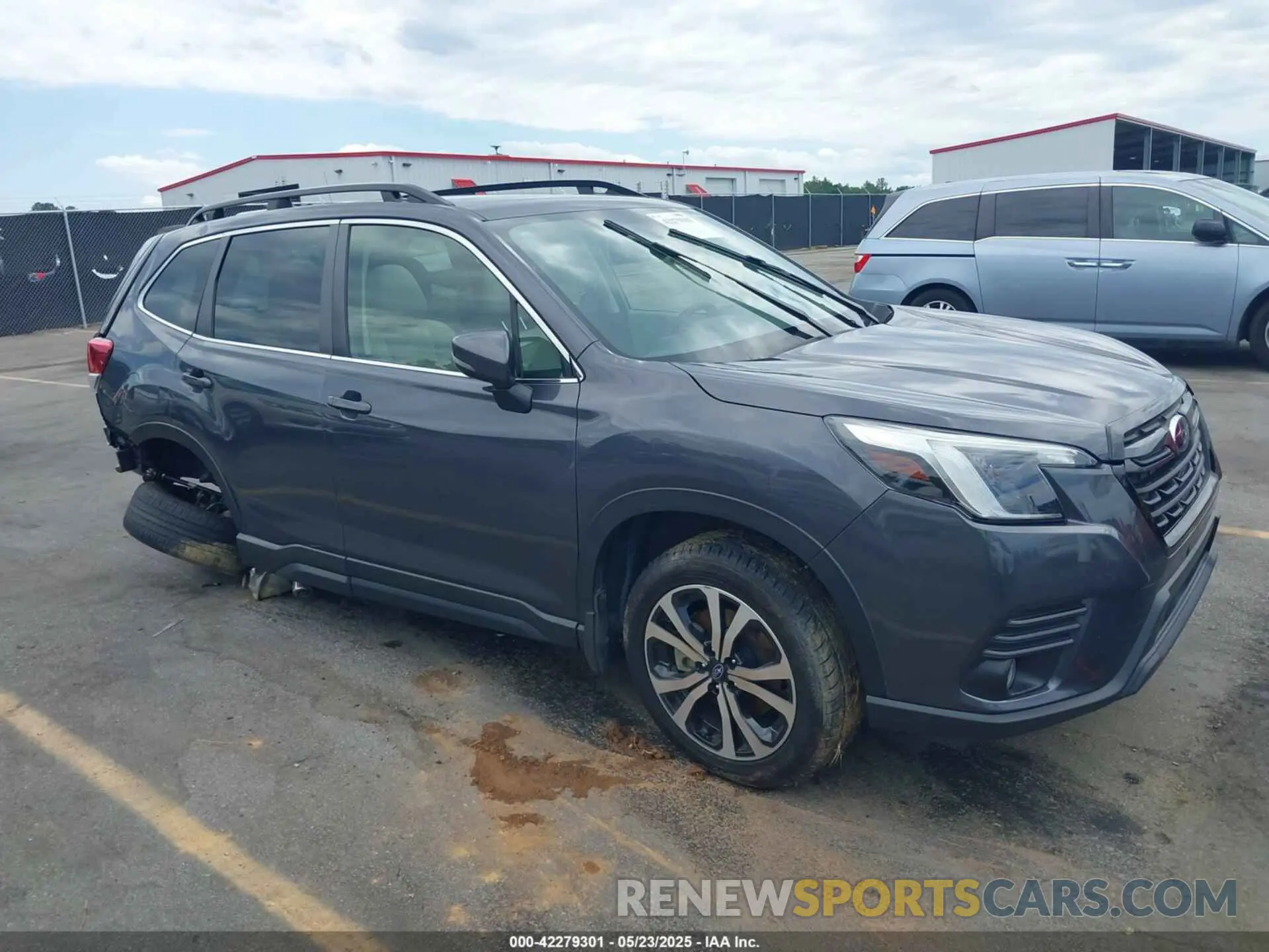 1 Photograph of a damaged car JF2SKAPC1NH521053 SUBARU FORESTER 2022