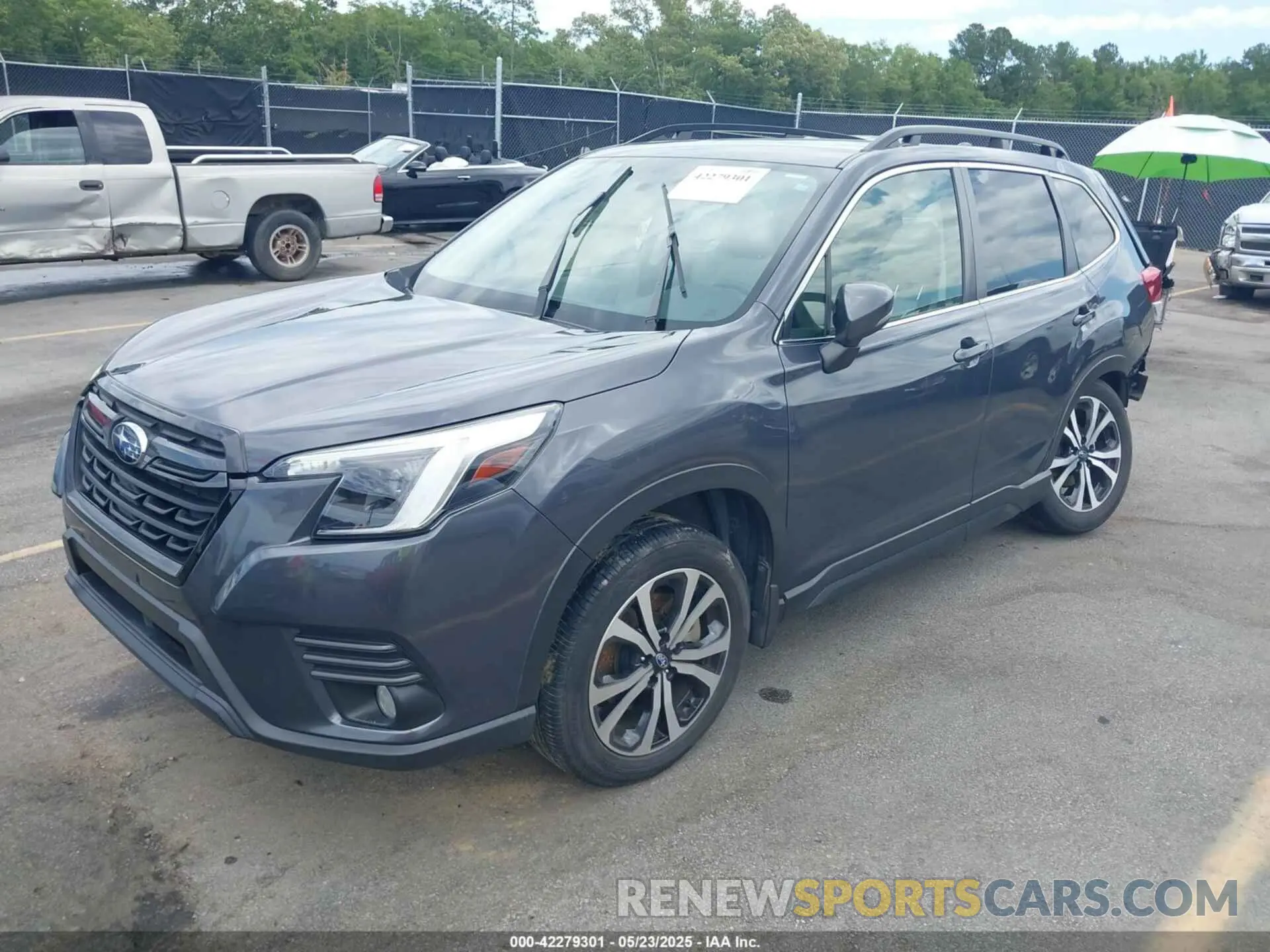 2 Photograph of a damaged car JF2SKAPC1NH521053 SUBARU FORESTER 2022