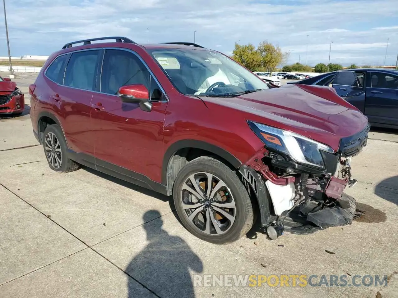 4 Photograph of a damaged car JF2SKAPC2NH470825 SUBARU FORESTER 2022