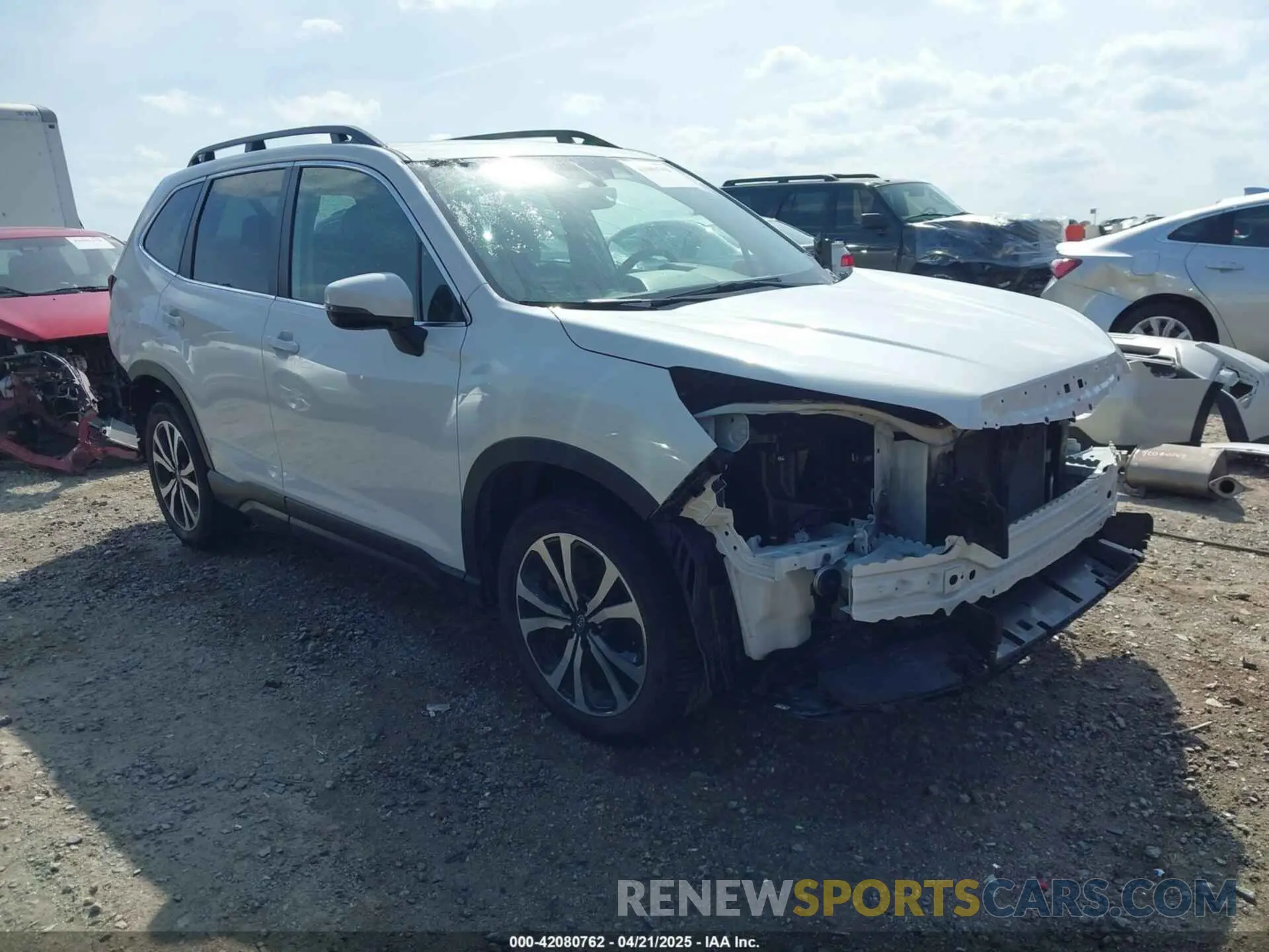 1 Photograph of a damaged car JF2SKAPC3NH435825 SUBARU FORESTER 2022