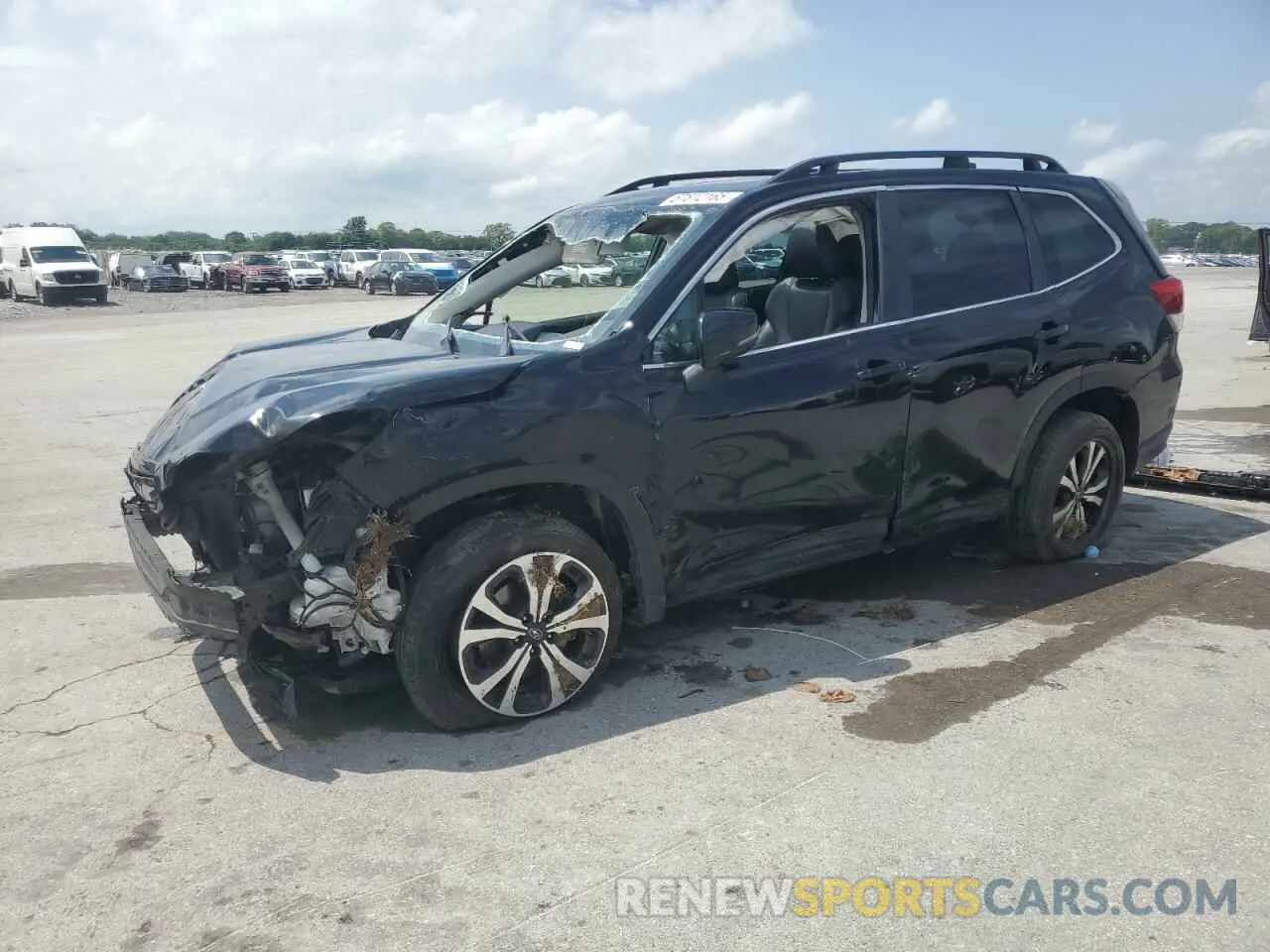 1 Photograph of a damaged car JF2SKAPC4NH401988 SUBARU FORESTER 2022
