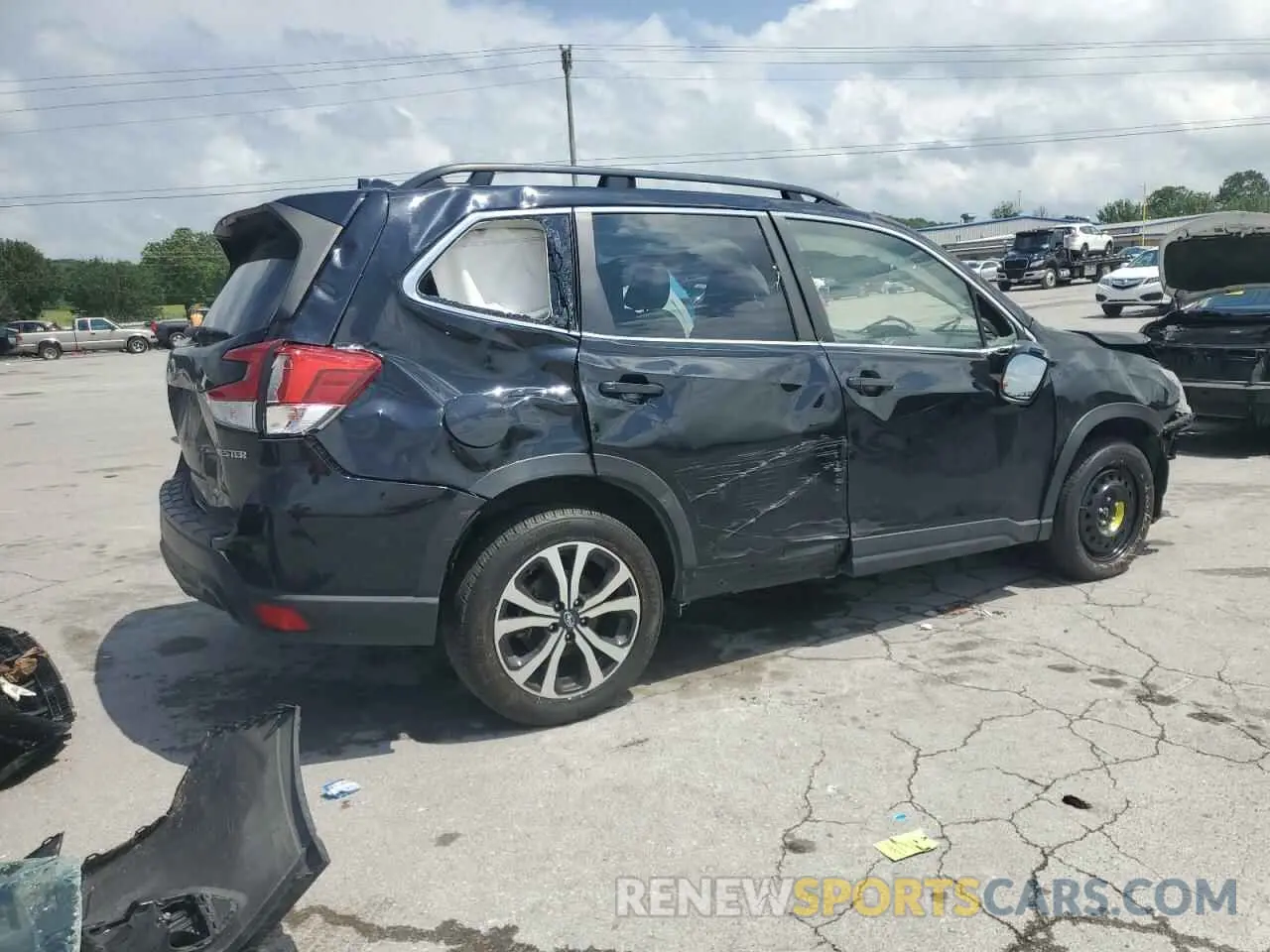 3 Photograph of a damaged car JF2SKAPC4NH401988 SUBARU FORESTER 2022