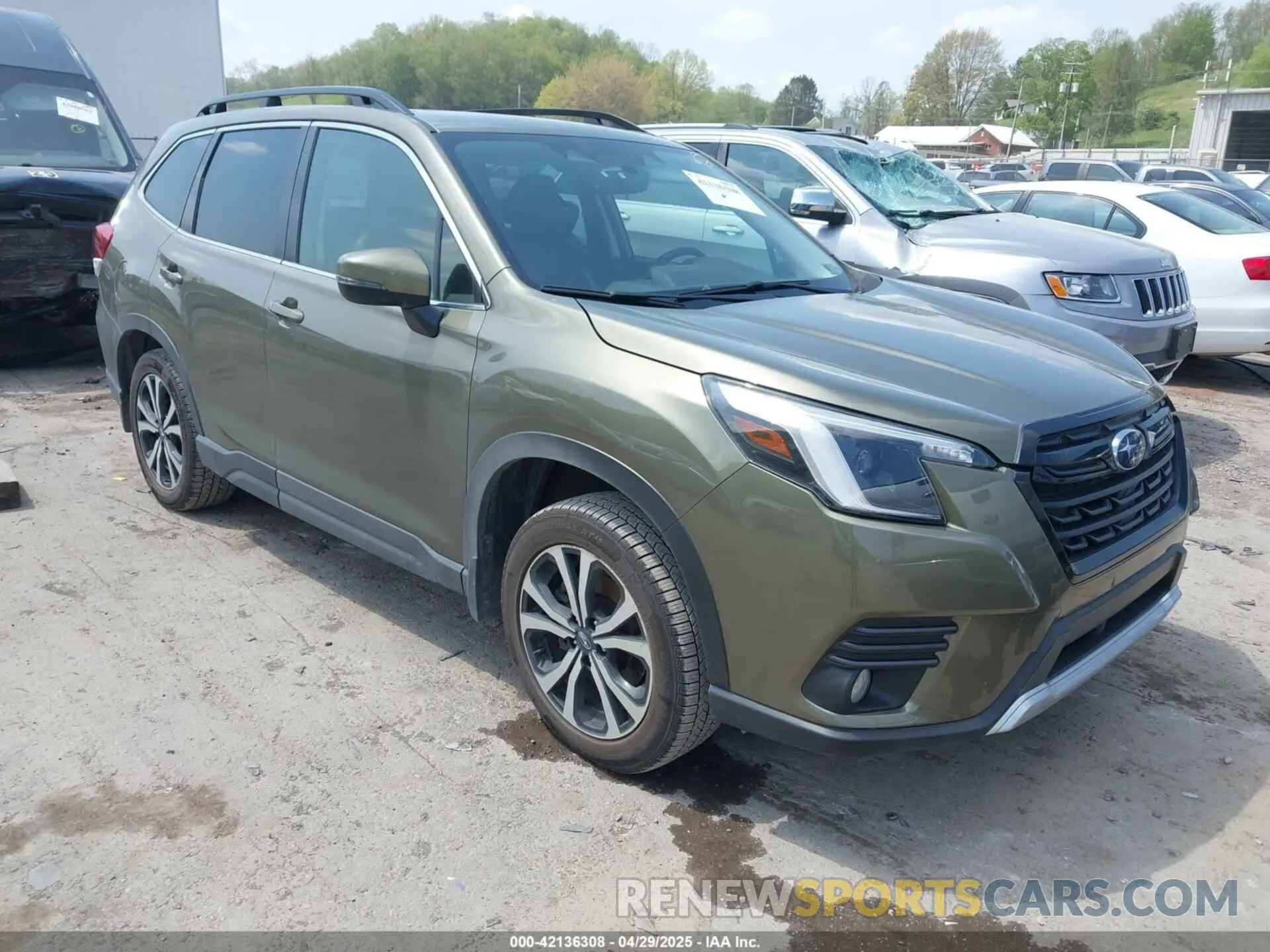 1 Photograph of a damaged car JF2SKAPC5NH440315 SUBARU FORESTER 2022