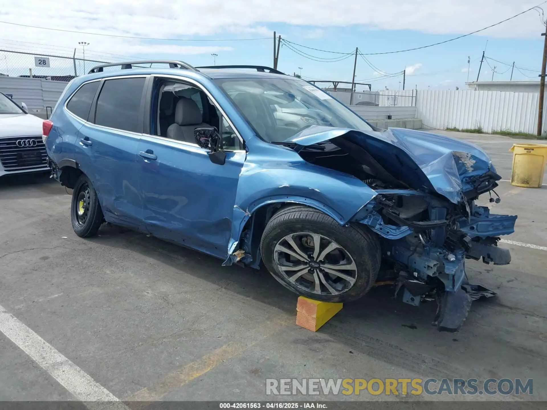 1 Photograph of a damaged car JF2SKAPC5NH519127 SUBARU FORESTER 2022