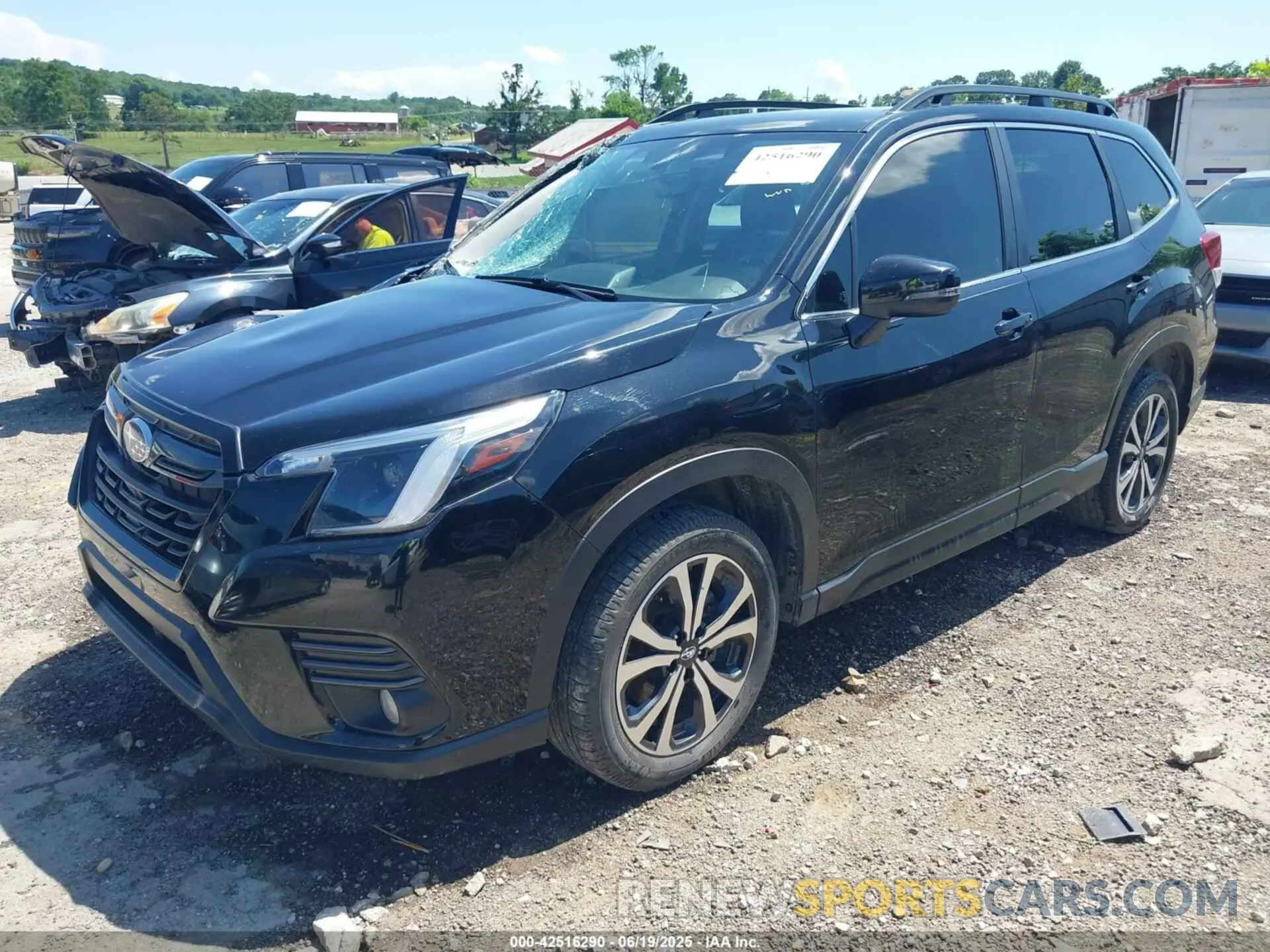 2 Photograph of a damaged car JF2SKAPC8NH469646 SUBARU FORESTER 2022