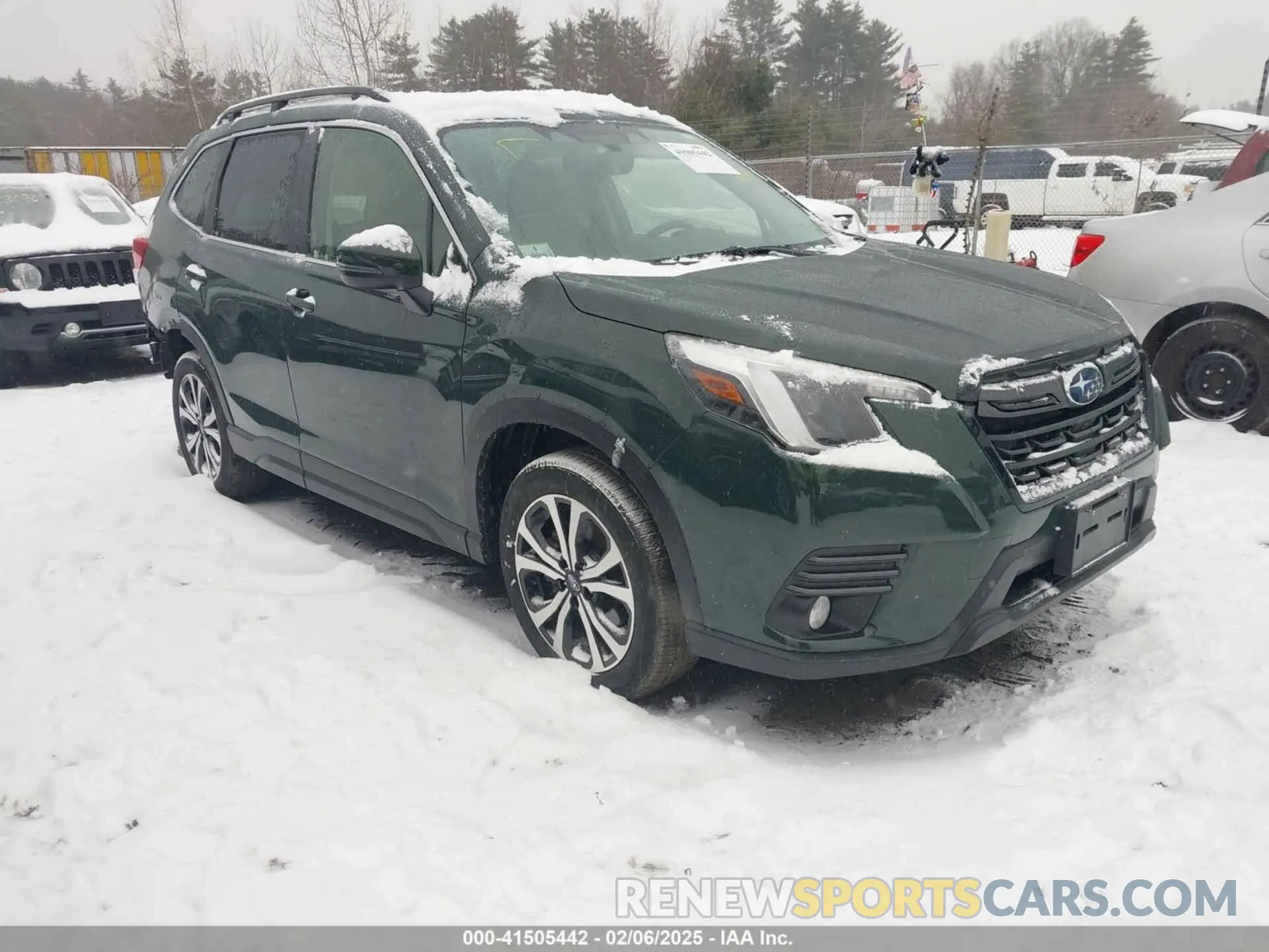 1 Photograph of a damaged car JF2SKAPC8NH511040 SUBARU FORESTER 2022