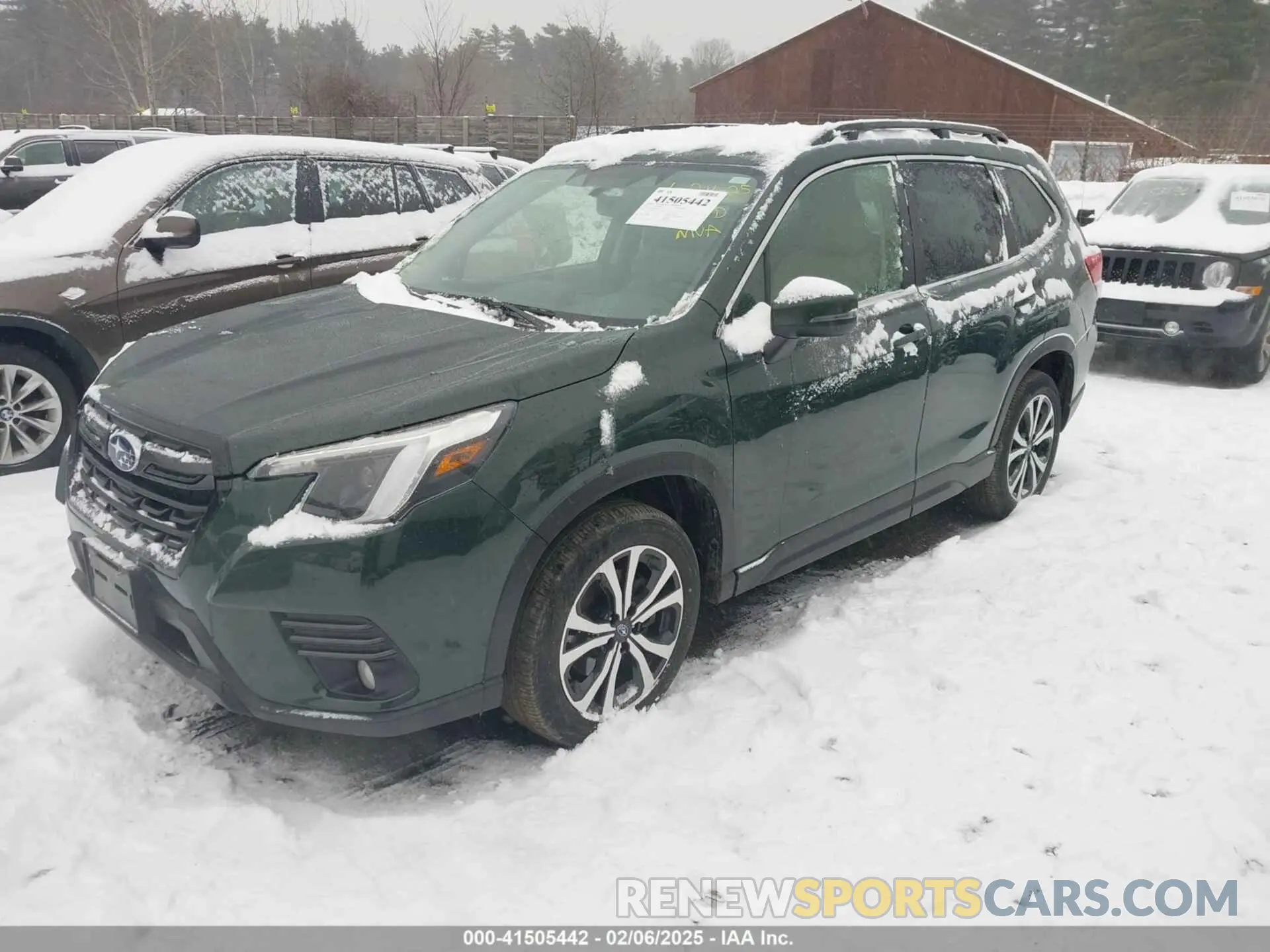 2 Photograph of a damaged car JF2SKAPC8NH511040 SUBARU FORESTER 2022
