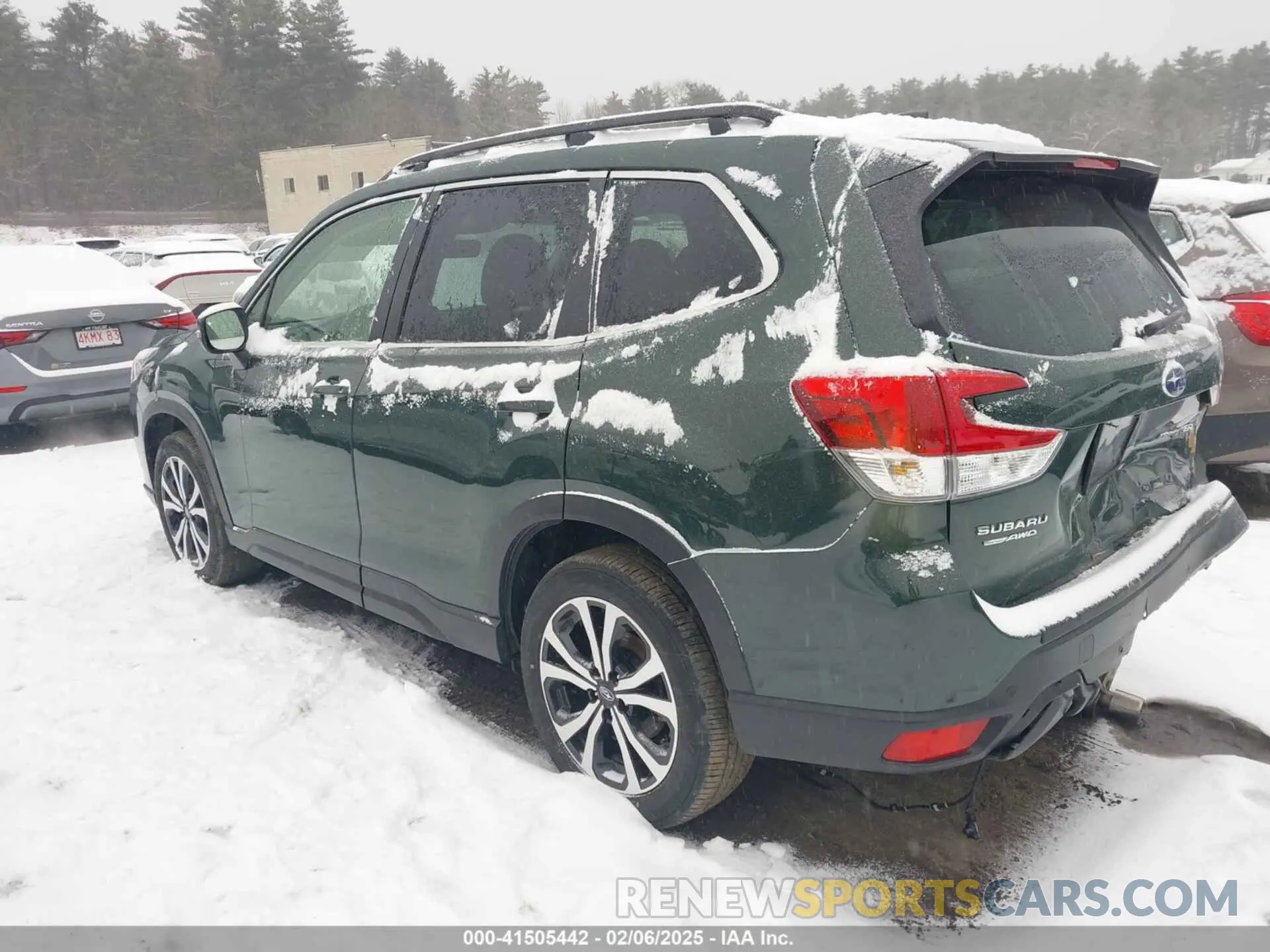 3 Photograph of a damaged car JF2SKAPC8NH511040 SUBARU FORESTER 2022